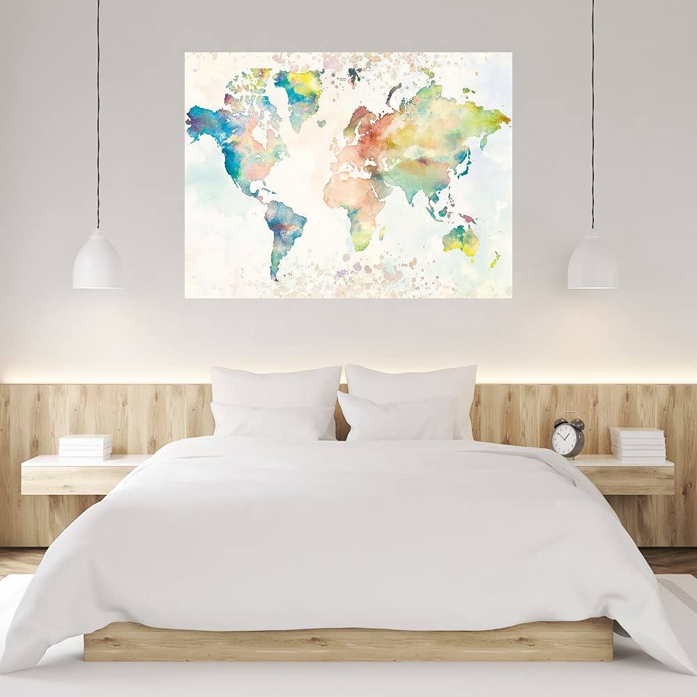 Tom Frazier Fine Art Canvas Wall Decor - 43x32 Inch Ready to Hang Painting for Living Room, Bedroom, Office & More - Modern Abstract Artwork for Home & Commercial Spaces
