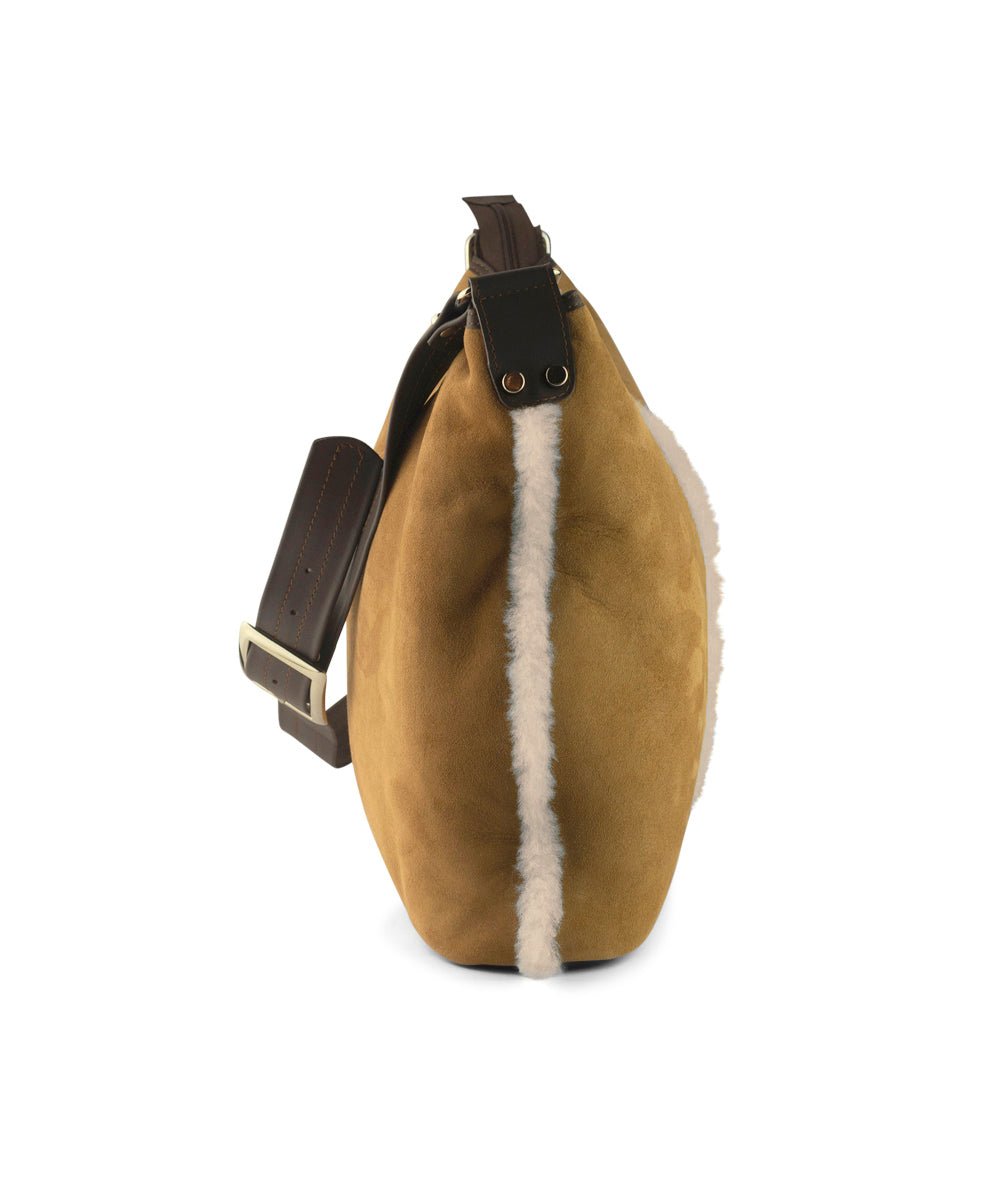 UGG Large Shoulder Sack Bag for Women - Stylish & Spacious Crossbody Purse for Travel, Work & Everyday Use