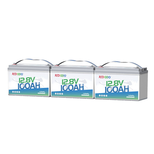 Redodo 12V 100Ah LiFePO4 Lithium Battery - Best Budget Deep Cycle Battery for RV, Solar, Trolling Motor | Reliable Power for Off-Grid, Marine & Camping Adventures