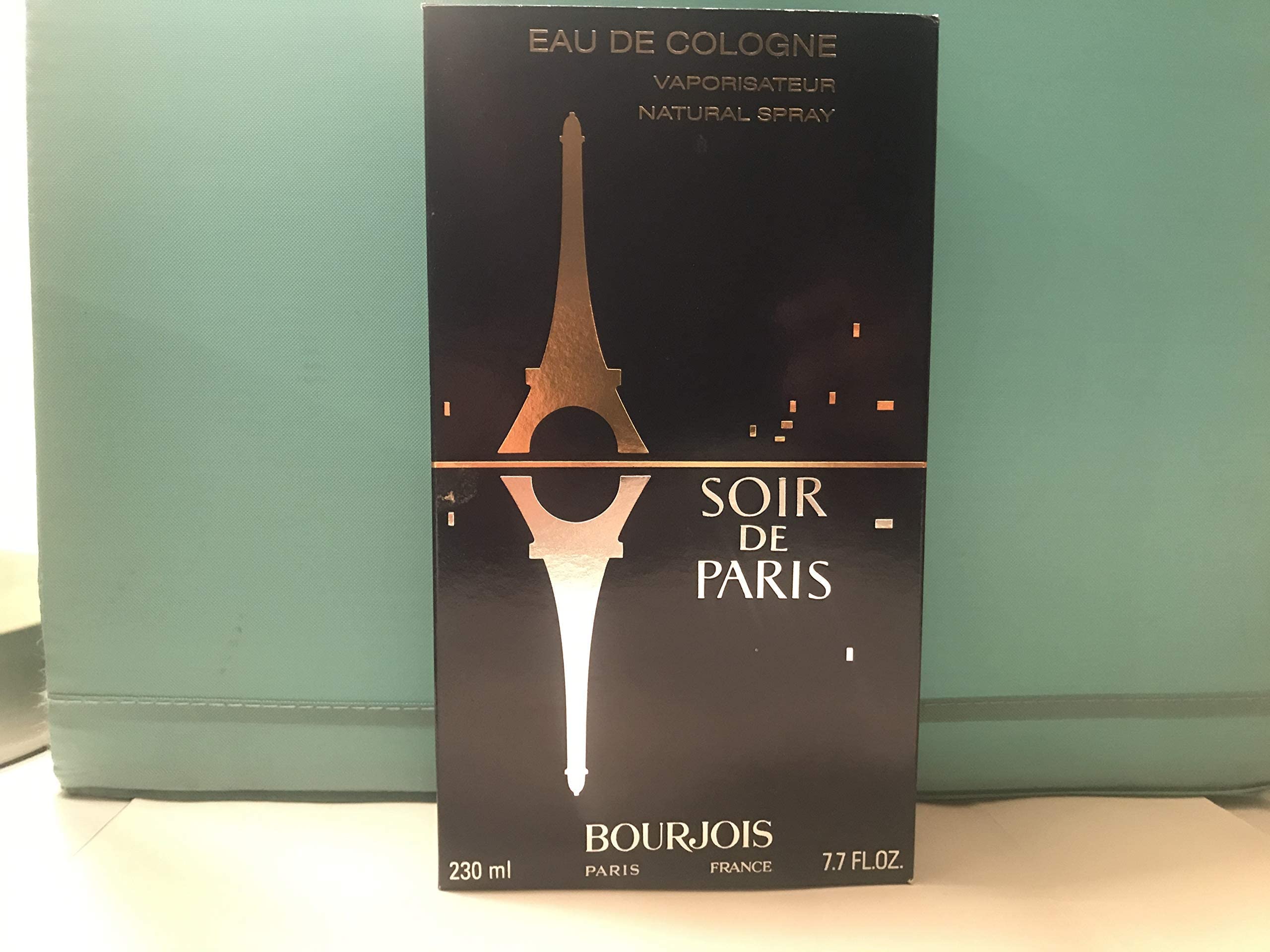 Bourjois Soir De Paris Eau De Cologne Spray for Women - 7.7 oz Vintage Perfume | Evening Wear, Date Night & Special Occasion Fragrance