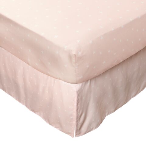 **Pink 4-Piece Baby Nursery Bedding Set - Soft Crib Bedding for Newborns & Infants - Perfect for Nursery Decor, Baby Showers & Cozy Sleep**