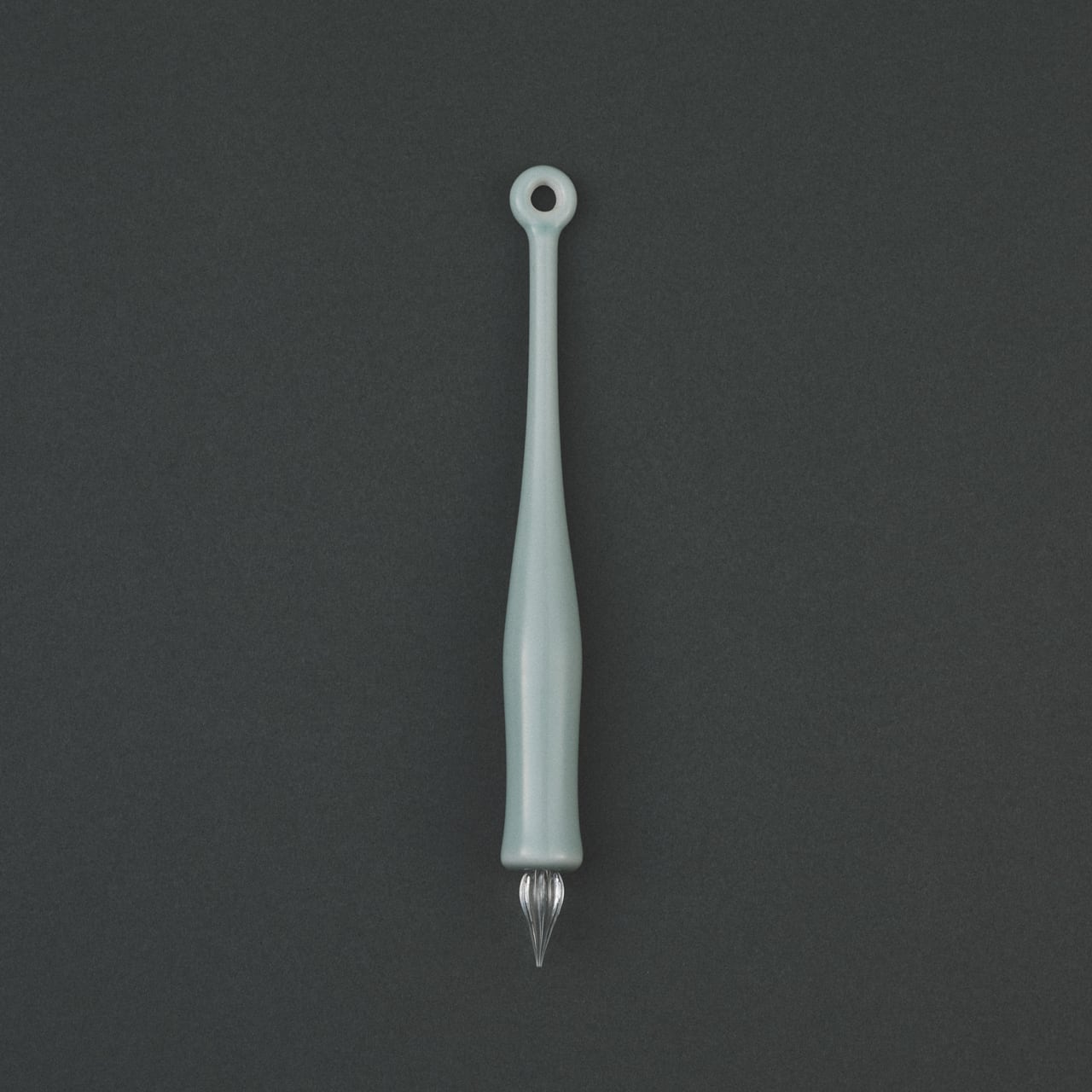 Imari Yaki Japanese Glass Dip Pen - Celadon Ceramic Body for Calligraphy, Drawing & Lettering - Perfect for Artists, Writers & Craft Enthusiasts