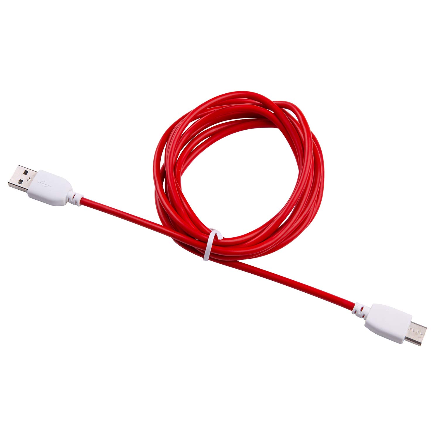 Smays 6ft Red Charging Cable for Nabi Tablet Jr & XD - Durable Fast Charging Cord for Kids Tablets - Perfect for Home, School & Travel Use