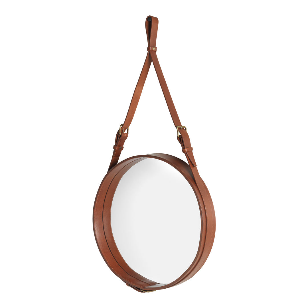 Stylish Circular Wall Mirror - Modern Home Decor for Living Room, Bedroom & Bathroom | Perfect for Vanity, Entryway & Interior Design