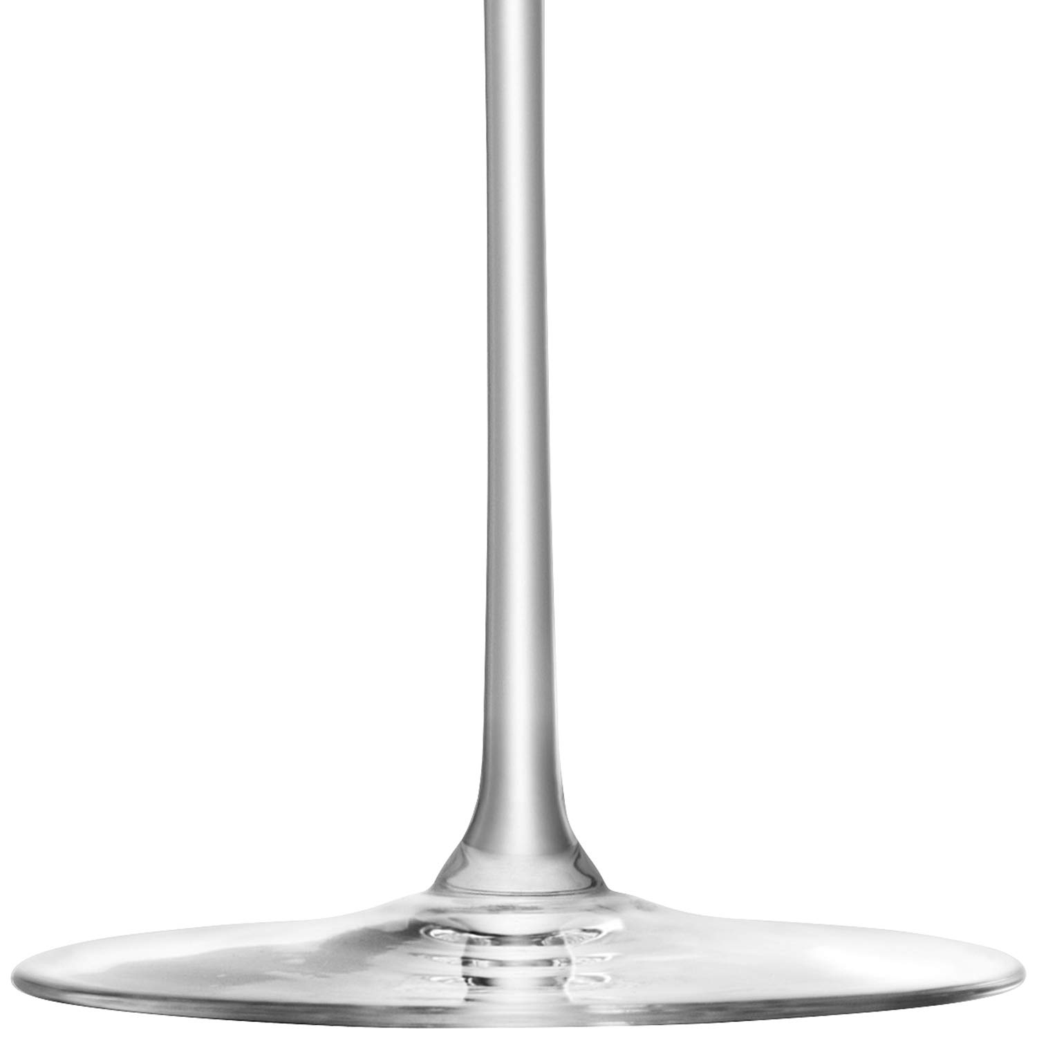 LSA International Borough Cocktail Saucer Set of 4 - 240ml Clear Glass Dishwasher Safe Barware (BG07) - Perfect for Cocktail Parties, Home Bars & Elegant Entertaining
