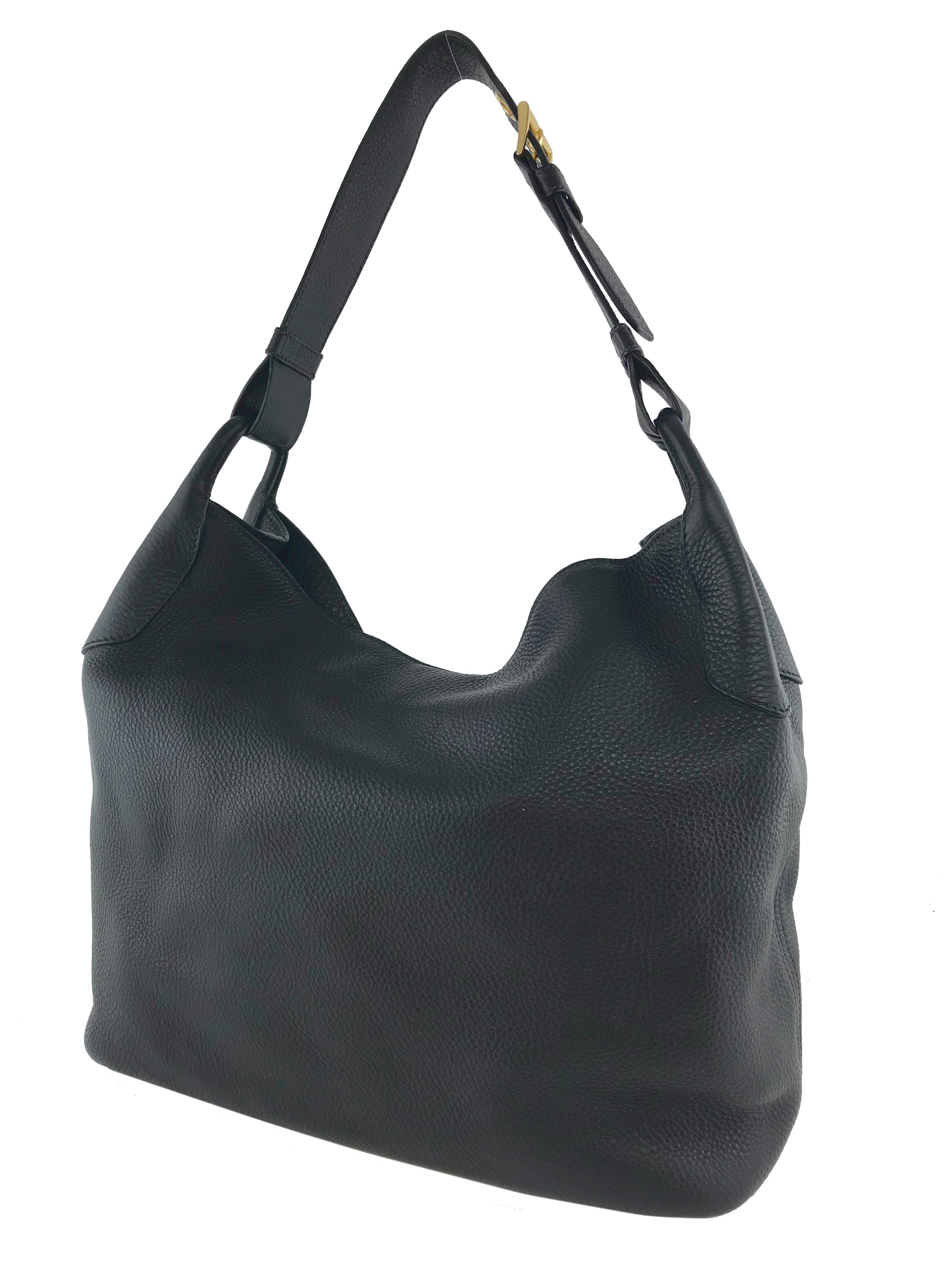 Prada Daino Single Strap Hobo Bag - Genuine Leather Shoulder Purse for Women | Fashionable & Spacious Handbag for Work, Travel & Everyday Use