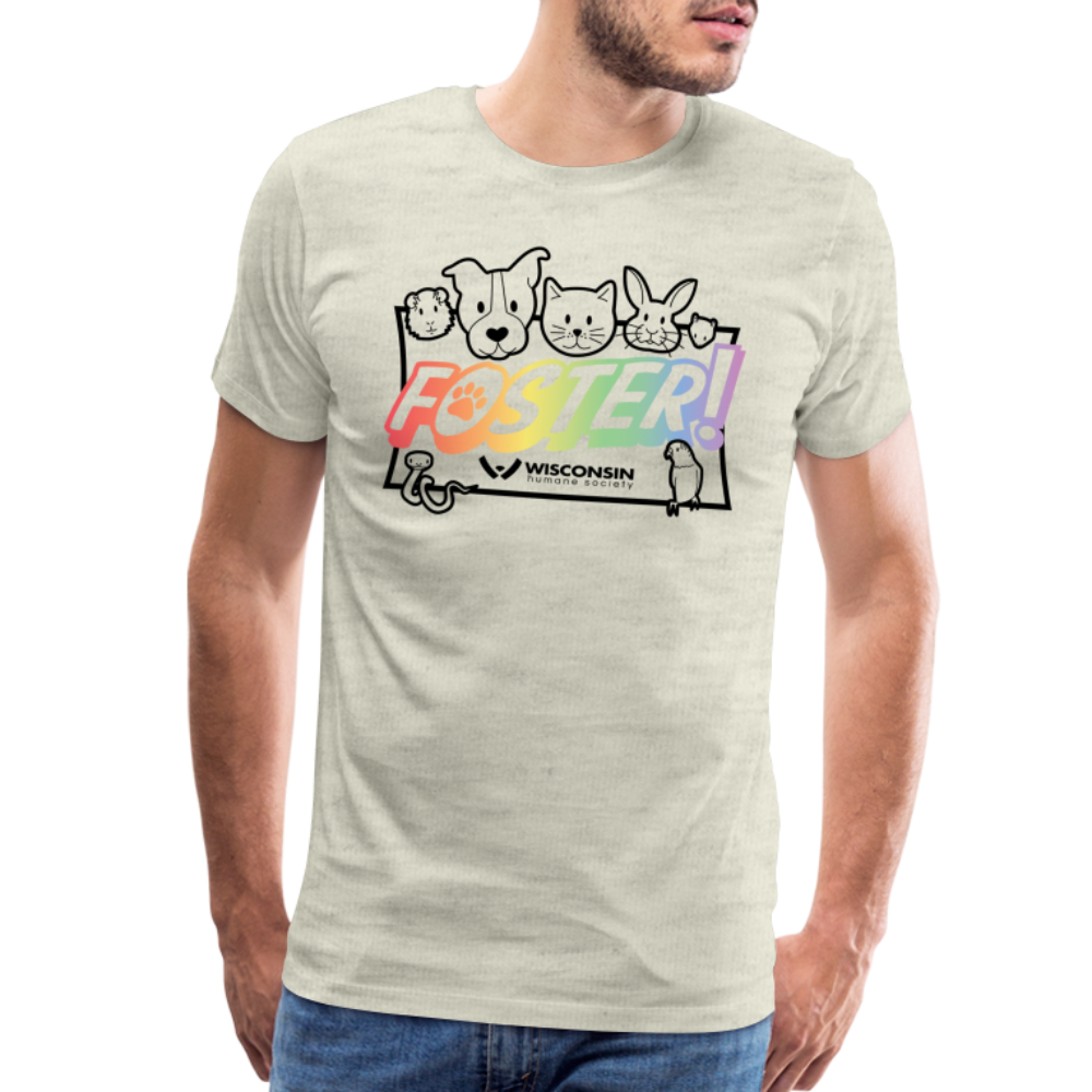Foster Pride Classic Premium T-Shirt for Men & Women - Soft Cotton Comfort Fit Tee for Casual Wear, Workouts & Everyday Outfits