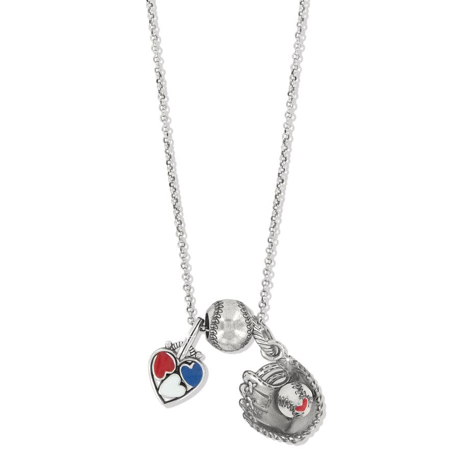 Baseball Charm Necklace for Women & Girls - Sterling Silver Baseball Jewelry Gift for Players & Fans - Perfect for Games, Birthdays & Sports Events