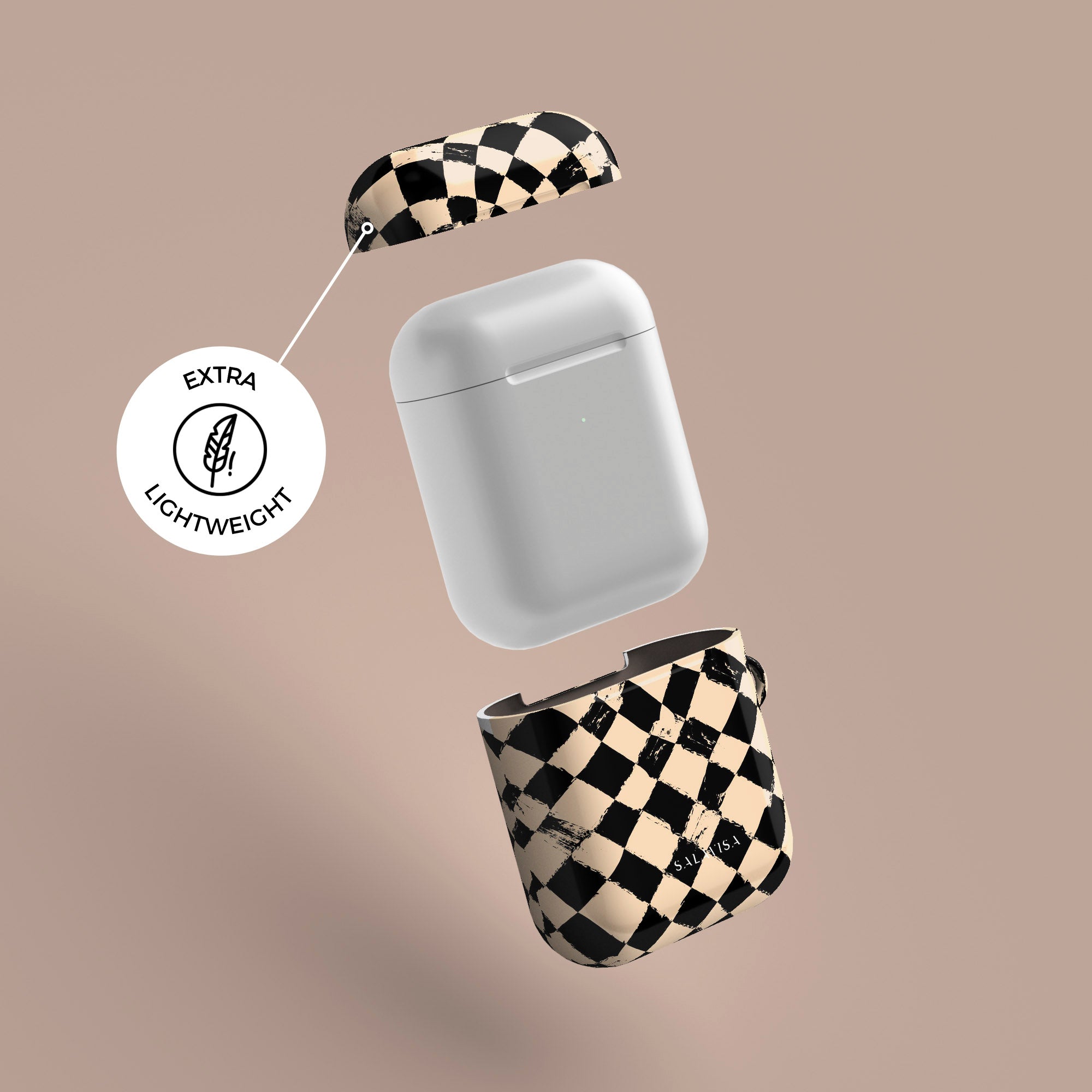 Premium AirPods Pro Case with Chess Cross Design - Durable Protective Cover for Apple AirPods - Perfect for Travel, Work & Gaming Accessories