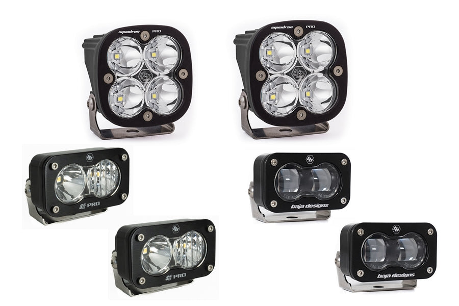 Ford Bronco Baja Designs S2 SAE Pro Fog Pocket Light Kit - Clear Lens for Off-Road Driving & Night Adventures