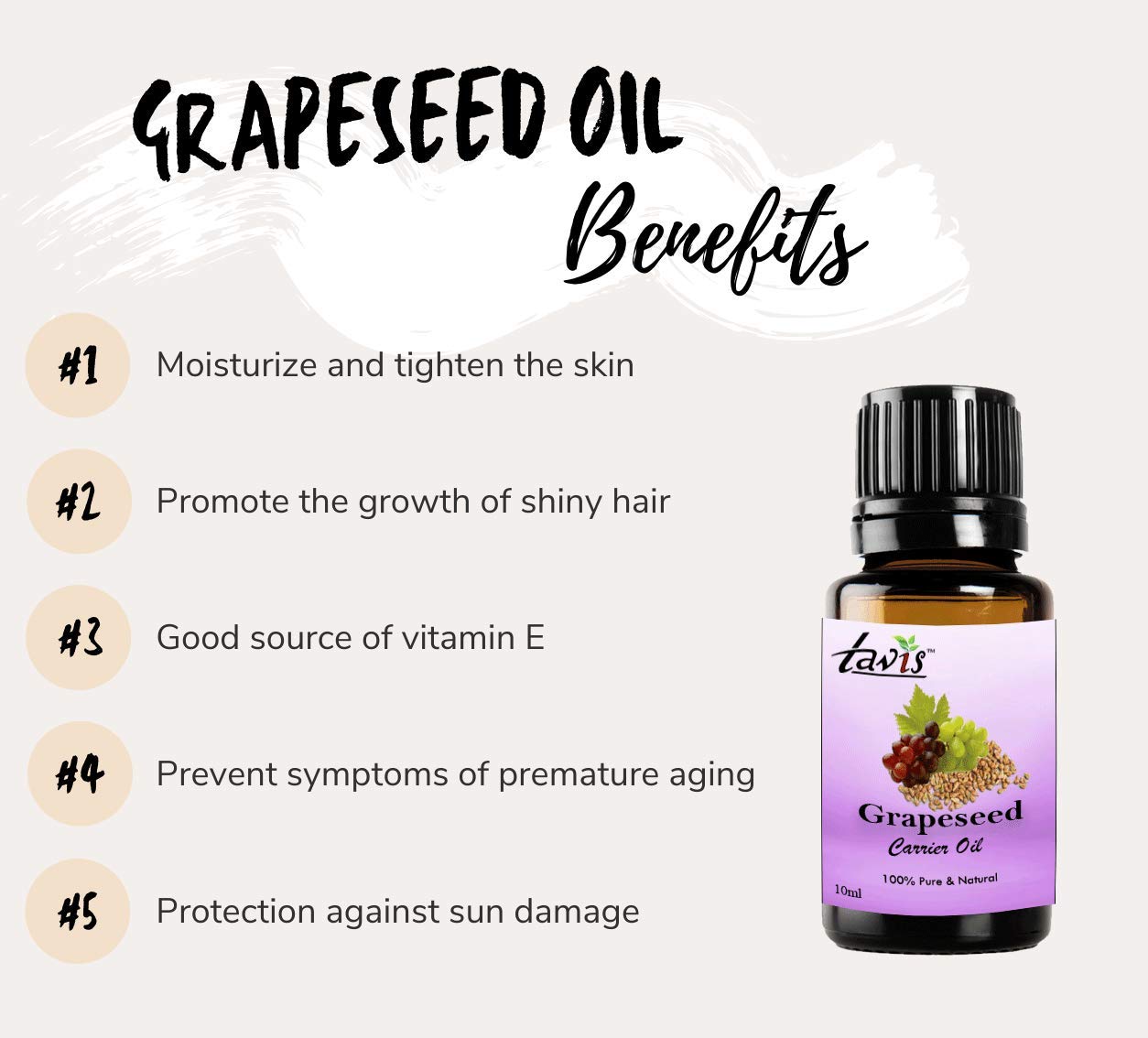 Organic Cold-Pressed Grapeseed Oil - 100% Pure Natural Cooking Oil for High Heat Frying, Baking & Salad Dressings | Light & Healthy Kitchen Essential for Sauteing, Grilling & Homemade Beauty Recipes