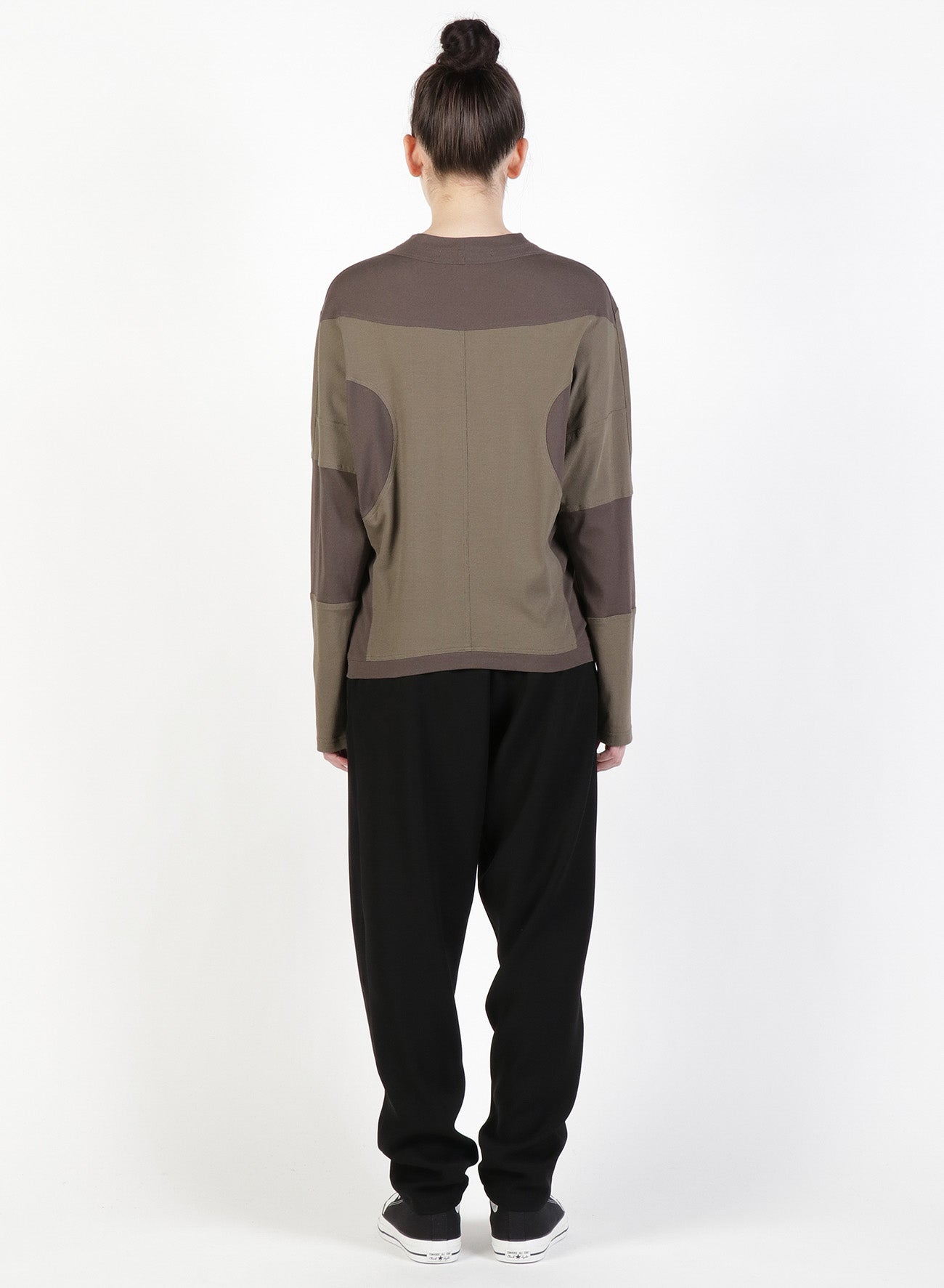 Soft Cotton Felt Combination Panel T-Shirt for Men & Women | Comfortable Casual Wear for Everyday Outfits, Work, and Weekend Relaxation