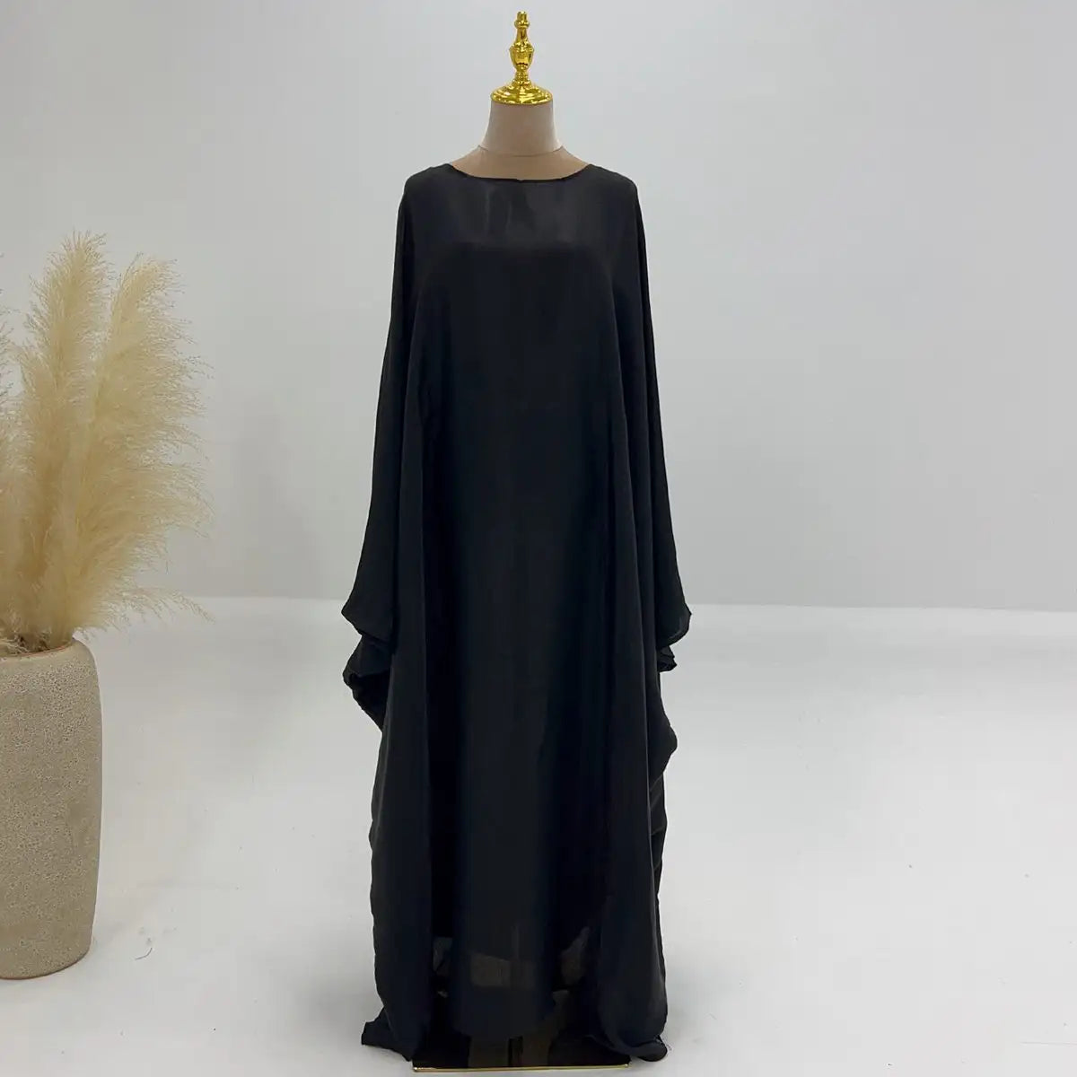 20 Color Options Sparkling Women's Abaya Dress - Elegant Muslim Prayer Dress for Ramadan, Eid & Special Occasions