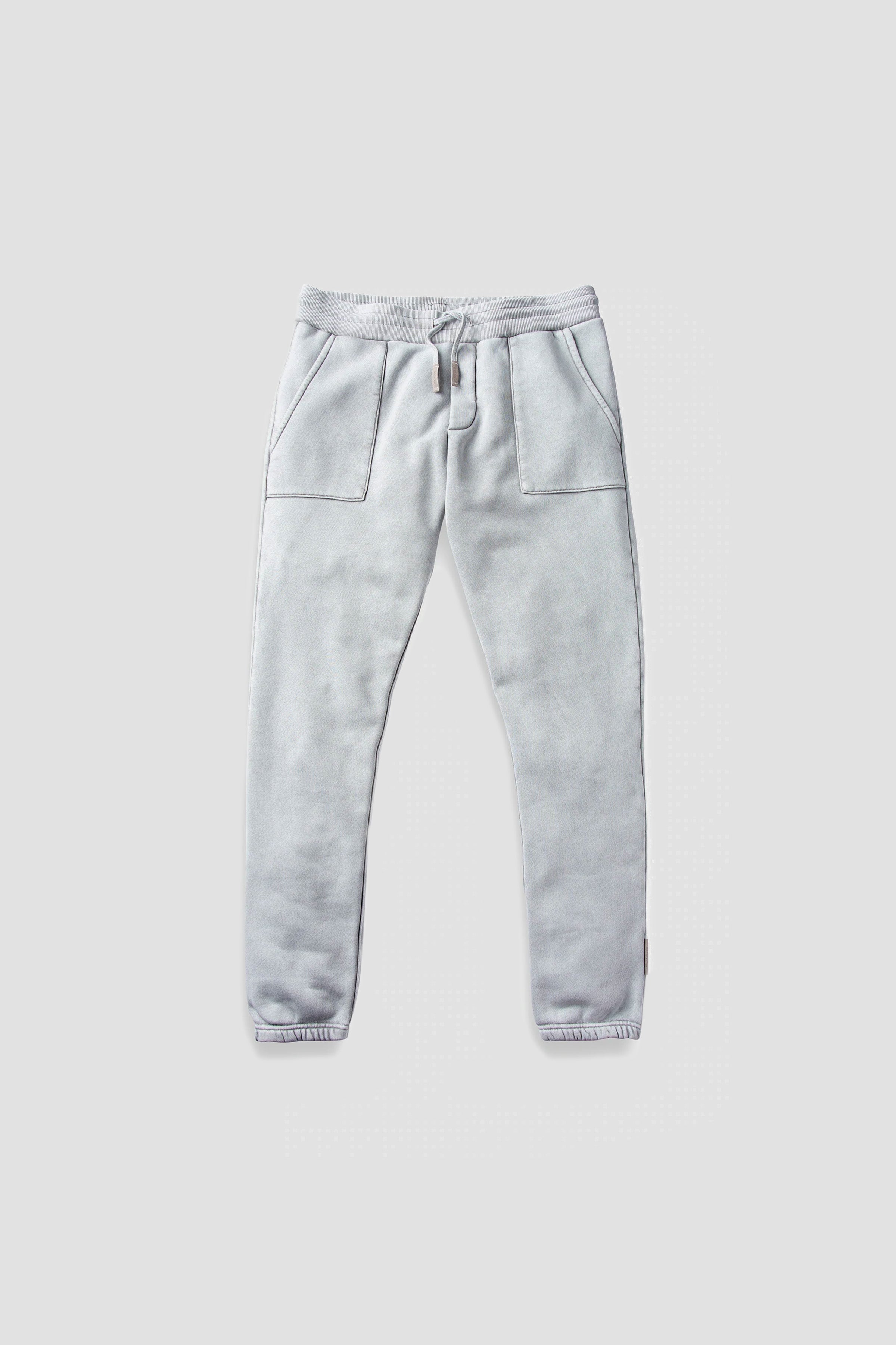 Men's 530 Washed Stone Grey Trackpants - Comfortable Jogger Pants for Running, Gym & Casual Wear