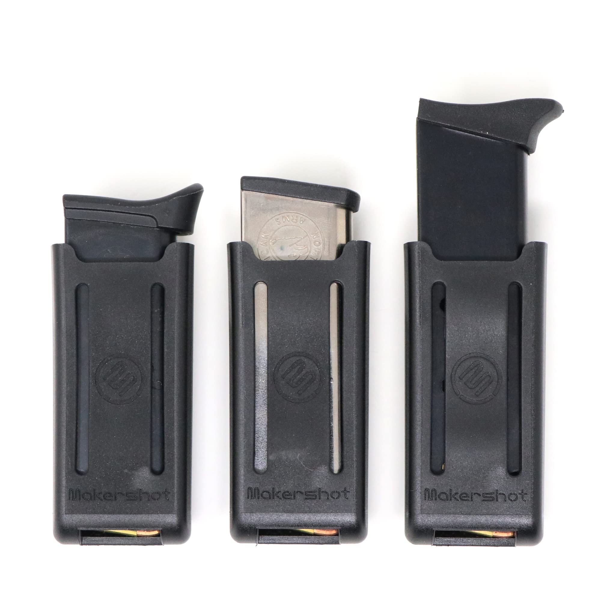 MakerShot Magazine Carrier - Tactical Gun Belt Magazine Holster for Pistol & Handgun | Durable Ammo Storage & Clip Holder | Perfect for Range Shooting, Hunting & Tactical Training