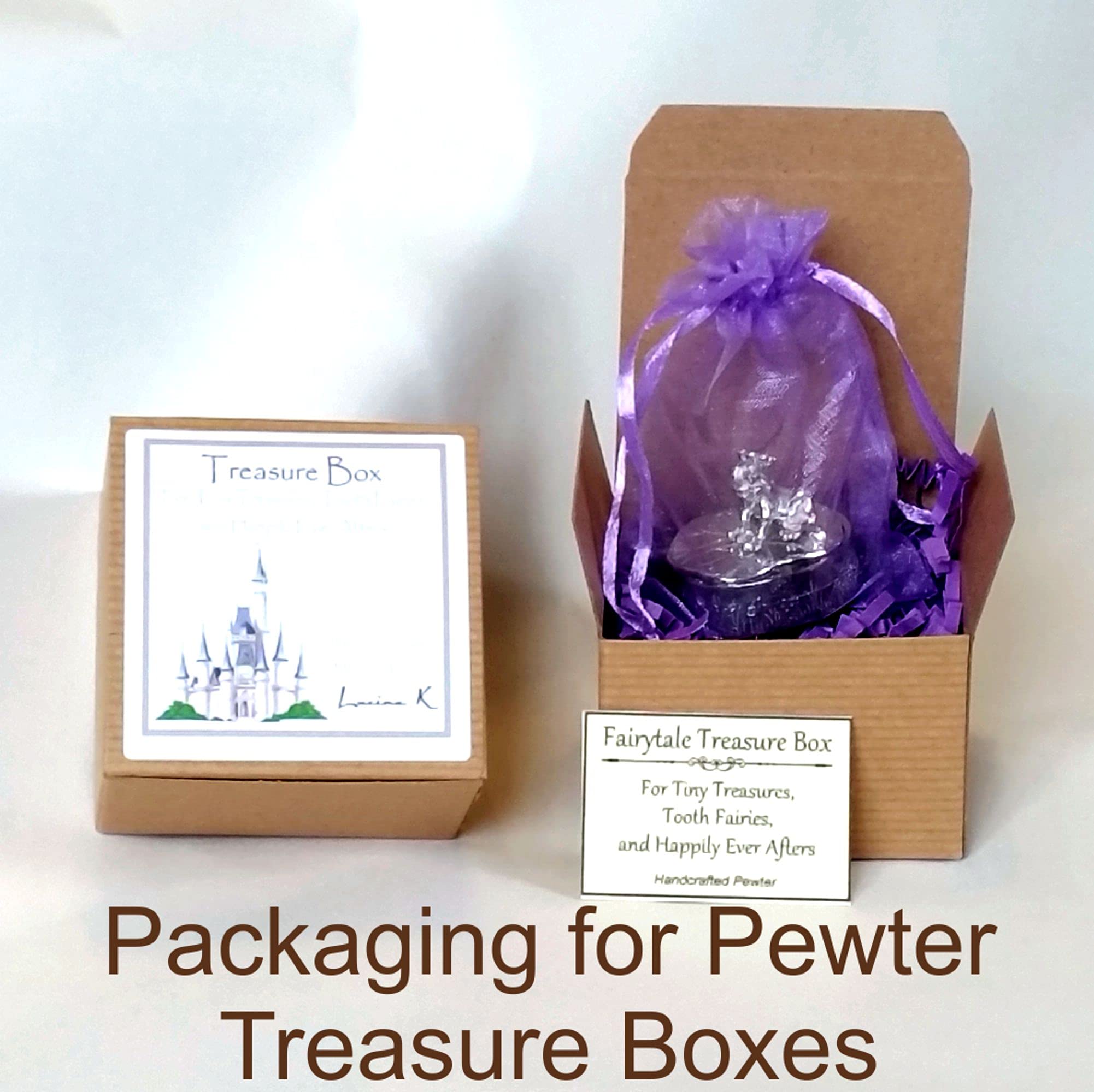 King Arthur Tooth Fairy Treasure Box - Handcrafted Pewter Ring Keepsake Box - Made in USA - Amazon Prime - Perfect for Tooth Fairy Gifts & Kids' First Lost Tooth Celebration
