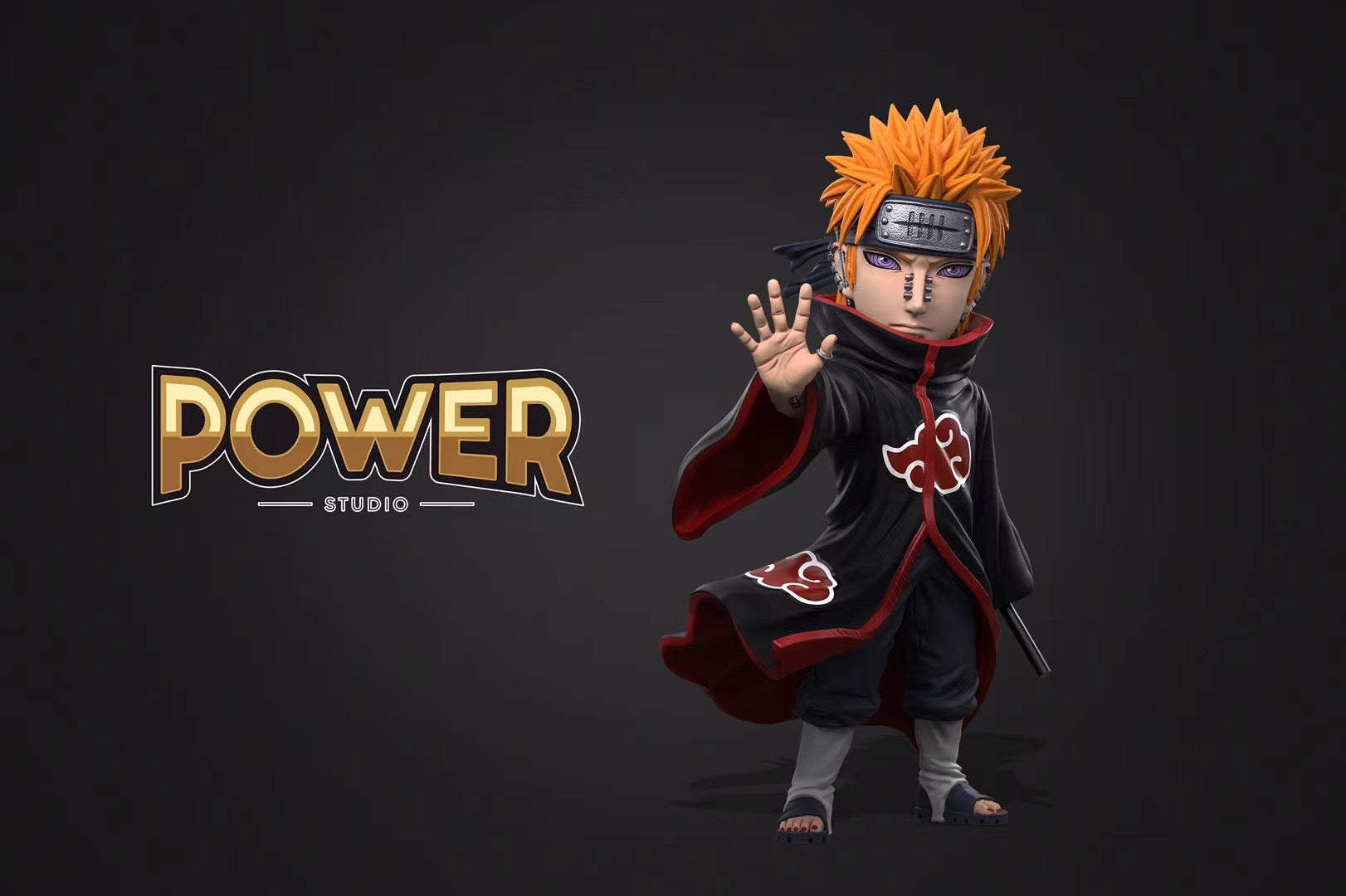 Power Studio Akatsuki Second Series - Pain & Konan Anime Figures | Collectible Naruto Shippuden Character Statues for Display, Gift & Anime Fans Collection