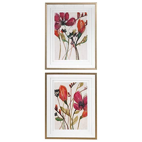 BOWERY HILL Modern 2-Piece Floral Print Set | Vibrant Floral Arrangement Outfit for Women | Perfect for Spring Outfits, Garden Parties & Casual Date Nights