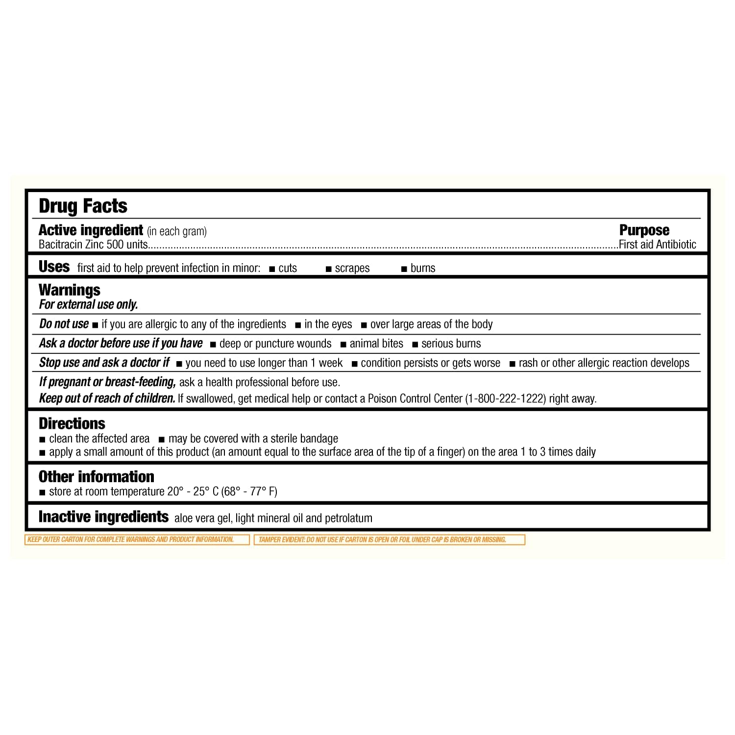 First Aid Antibiotic Ointment 1 oz (Pack of 5) - Triple Antibiotic Cream for Cuts, Scrapes & Burns | Essential Wound Care for Home, Travel & Emergency Kits