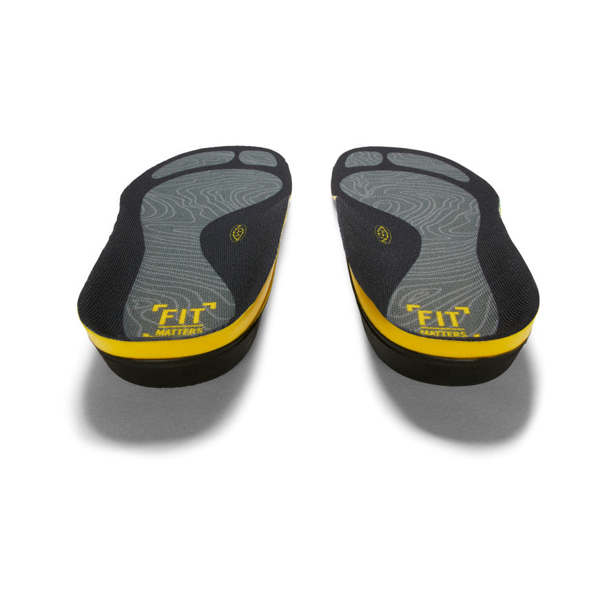 Men's Outdoor K 20 Plus Cushioned Insoles - Black | Shock Absorption & Arch Support for Running, Hiking & Work Boots