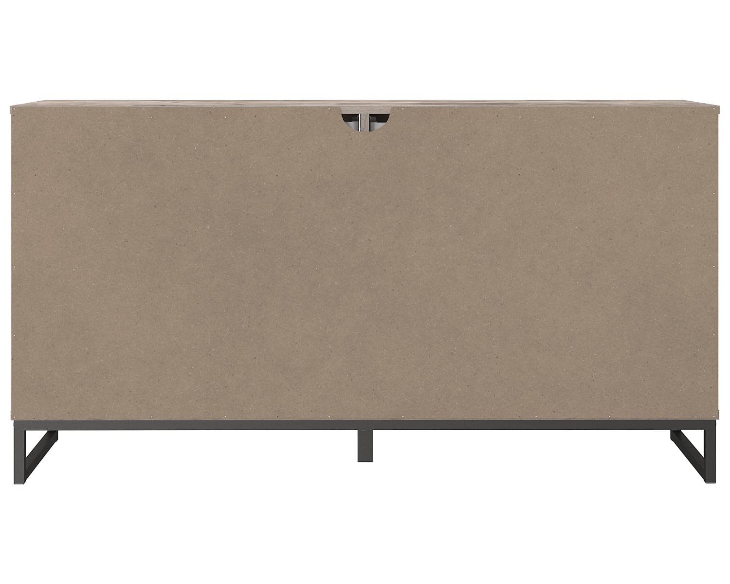 Signature Design by Ashley Neilsville Industrial 6-Drawer Dresser in Butcher Block Gray - Perfect for Bedroom, Living Room & Office Storage Organization