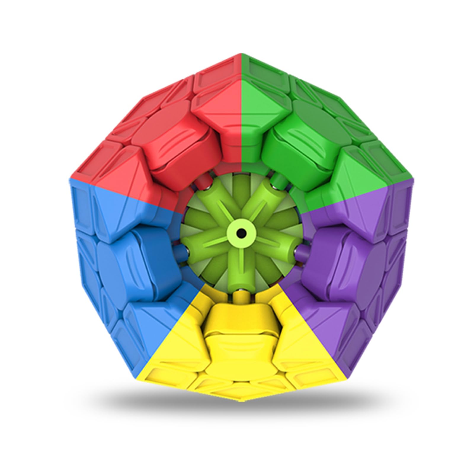 QYTOYS Megaminx Speed Cube Puzzle - Stickerless 3x3 Dodecahedron Magic Cube | Brain Teaser & STEM Learning Toy | Perfect for Speedcubing, Classroom Activities & Stress Relief