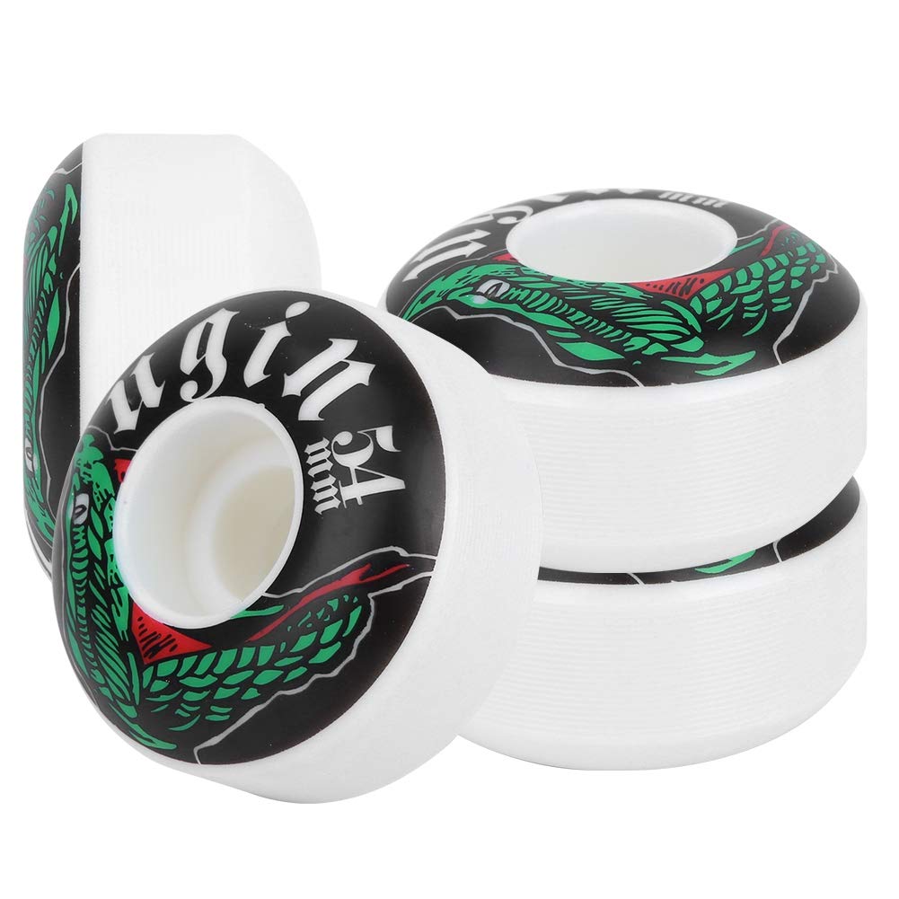High-Strength PU Skateboard Wheels with Beautiful Outlook - Durable Longboard Wheels for Most Roads - Perfect for Cruising, Commuting & Street Skating
