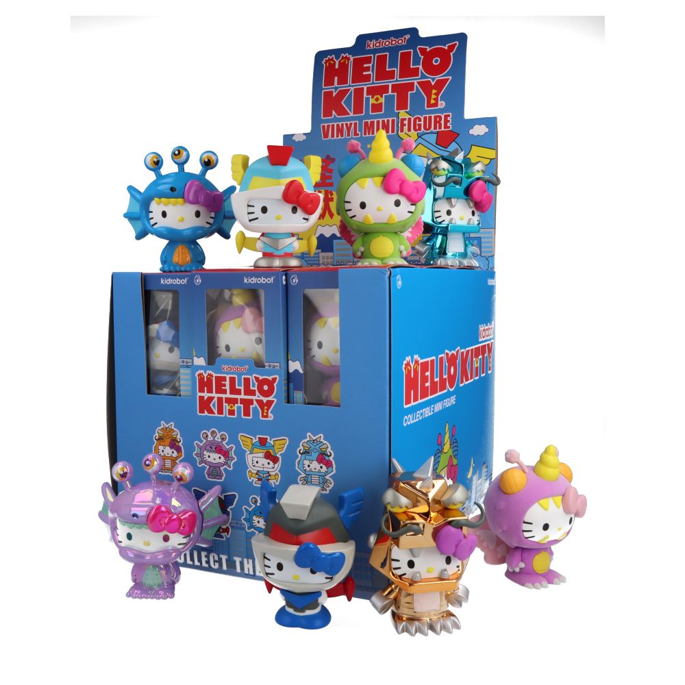 Hello Kitty Kaiju Mini Series Collectible Figures - Cute Kawaii Monster Toys for Kids & Anime Fans - Perfect for Display, Gifts & Pop Culture Collections