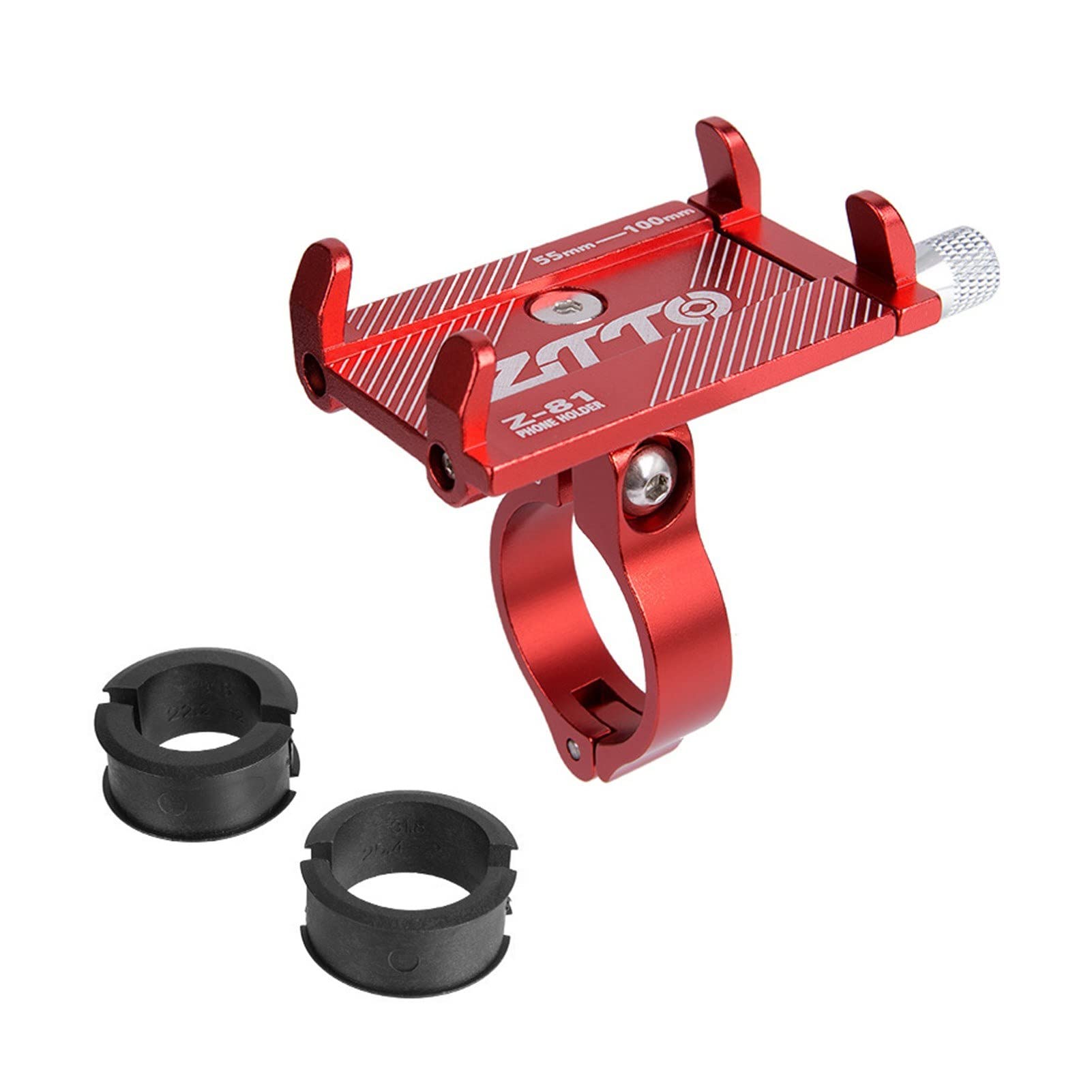 Premium Aluminum Alloy Bike Phone Mount - Universal Cycling & Motorcycle Handlebar Holder for Smartphones & GPS Devices - Perfect for Road Bikes, MTB & Commuting - Secure Your Phone While Cycling, Hiking & Outdoor Adventures