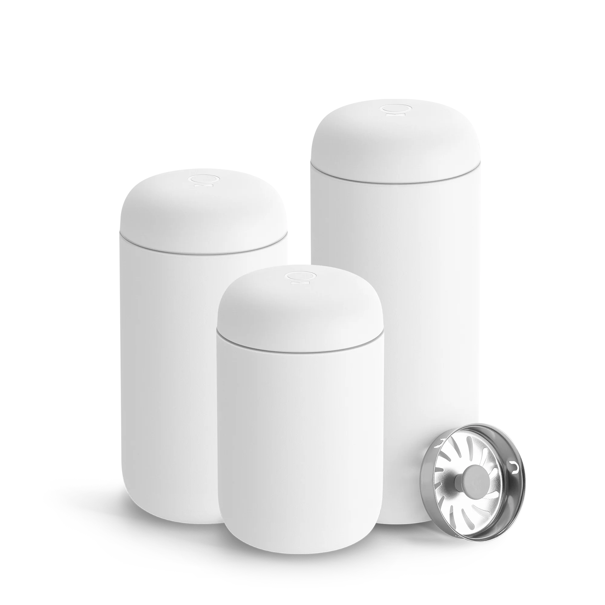 FELLOW Carter Move Mug 12oz (355ml) - Insulated Travel Coffee Mug with Leak-Proof Lid, Matte White - Perfect for Commuting, Office & Outdoor Adventures