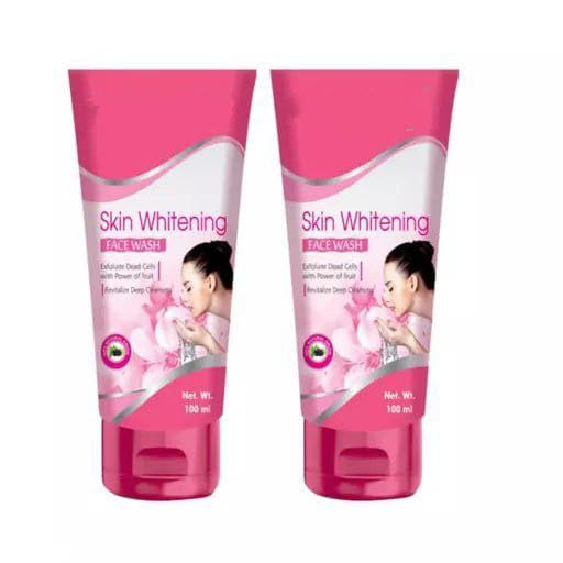 Herbal Planet Skin Whitening & Revitalizing Deep Cleansing Face Wash for Men & Women - All Skin Types - 200ml (Pack of 2) - Brightens Skin & Removes Impurities for Daily Glow