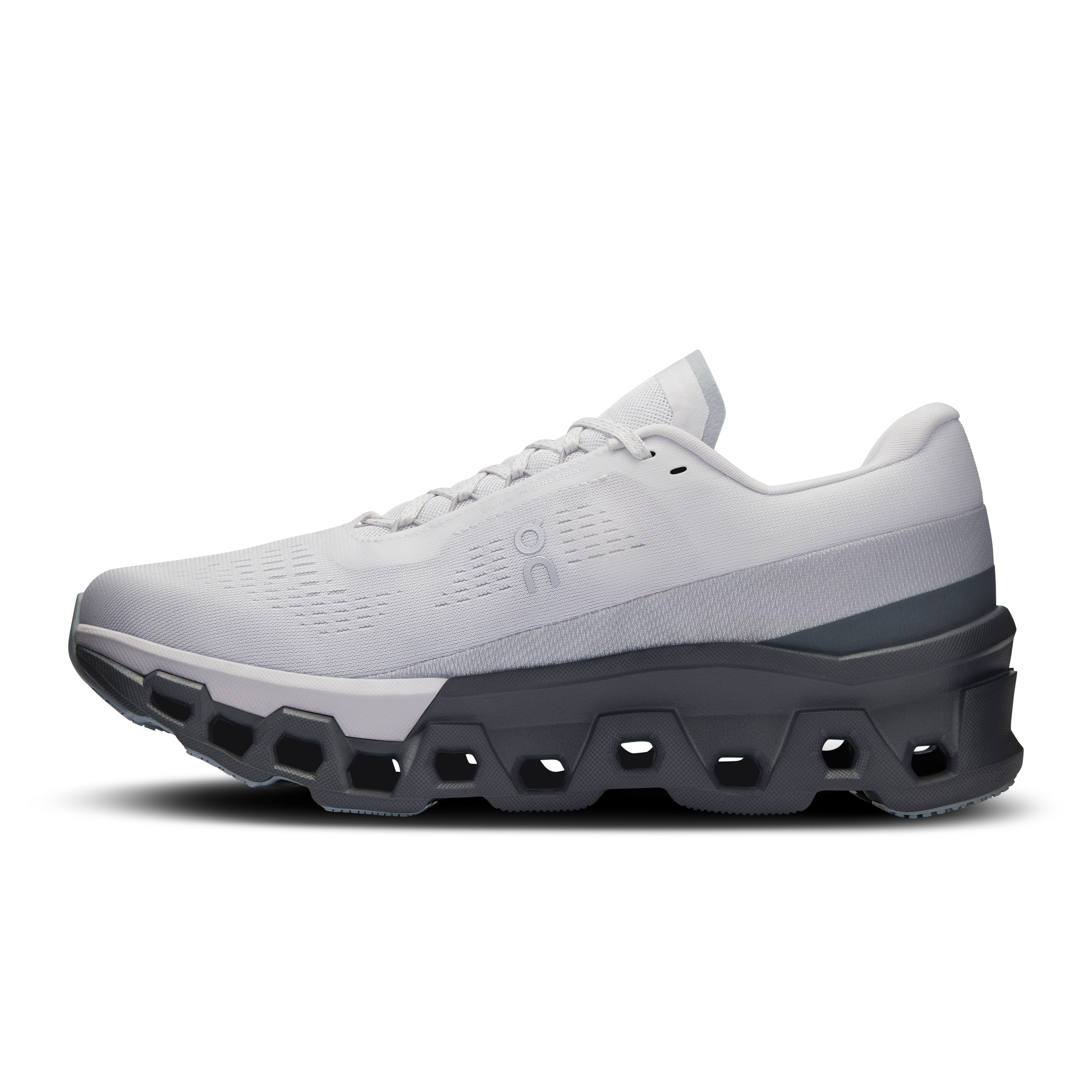 On Running Men's Cloudmonster 2 Running Shoes - Frost/Rock Color - Lightweight Cushioned Sneakers for Marathon Training & Road Running
