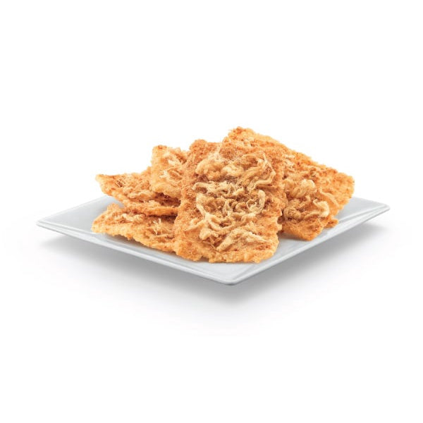**Crispy Chao Sua Rice Cracker with Pork & Chicken Floss - 9 Delicious Flavors, 90g Resealable Ziplock Bag - Perfect for Snacking, Parties & On-the-Go**