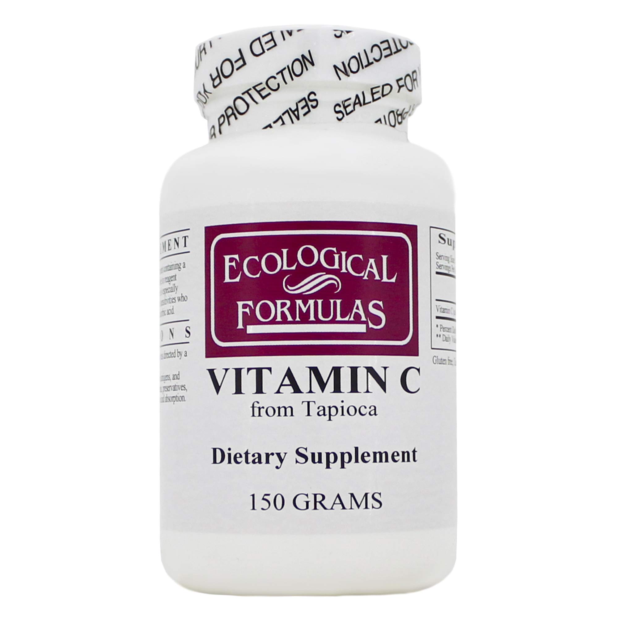 Premium Vitamin C Crystals (Derived from Tapioca) 150g - 2 Pack | Eco-Friendly Formula by Cardiovascular Research | Immune Support & Skin Health Supplement for Daily Wellness
