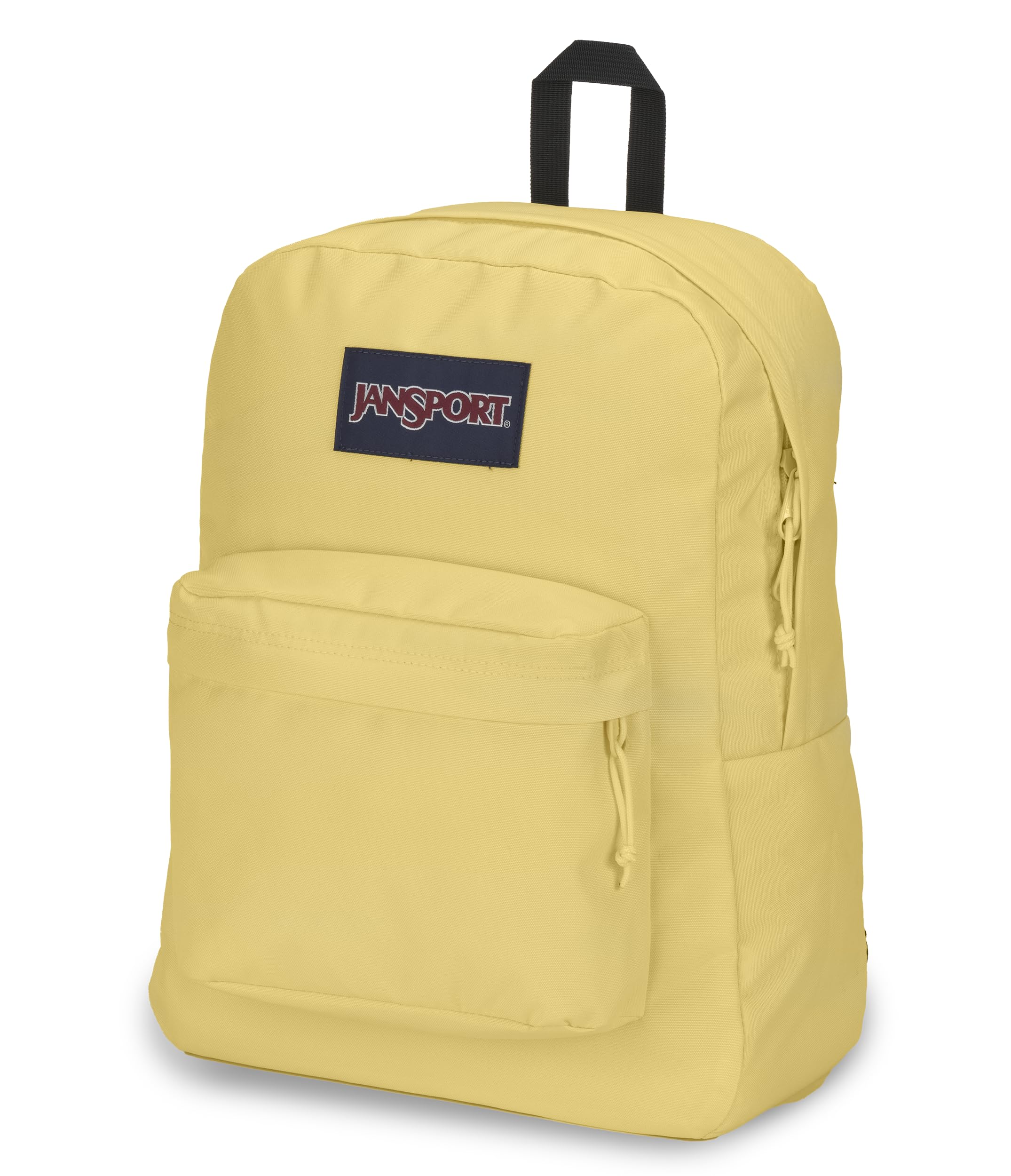 JanSport SuperBreak Backpack - Durable Lightweight School Backpack for College Students & Travel - Pale Banana Color - Perfect for Daily Commute, Campus Life & Weekend Getaways