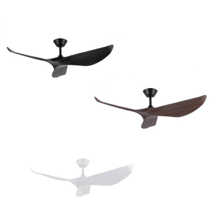 Fanco Huracan 52 Inch DC Motor Ceiling Fan Without Light - Ultra Quiet, Energy Efficient Indoor/Outdoor Ceiling Fan for Bedroom, Living Room, Patio