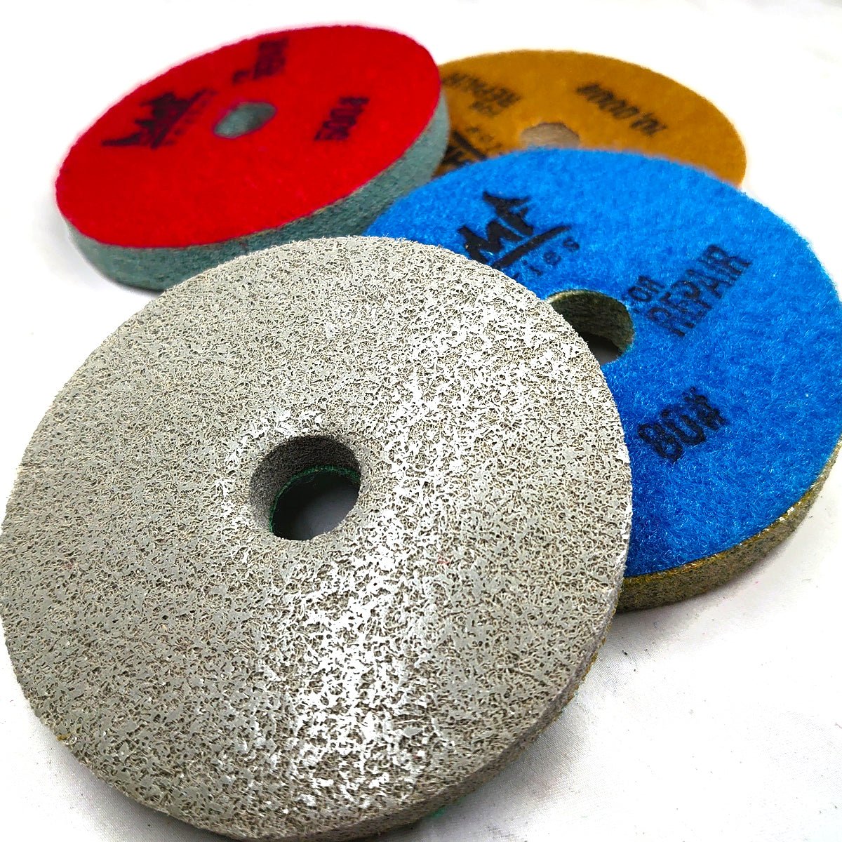 BMF™ Series Wet/Dry Polishing Pads for Stone, Concrete & Tile Repair - Perfect for Countertop Restoration, Floor Polishing & DIY Home Improvement Projects