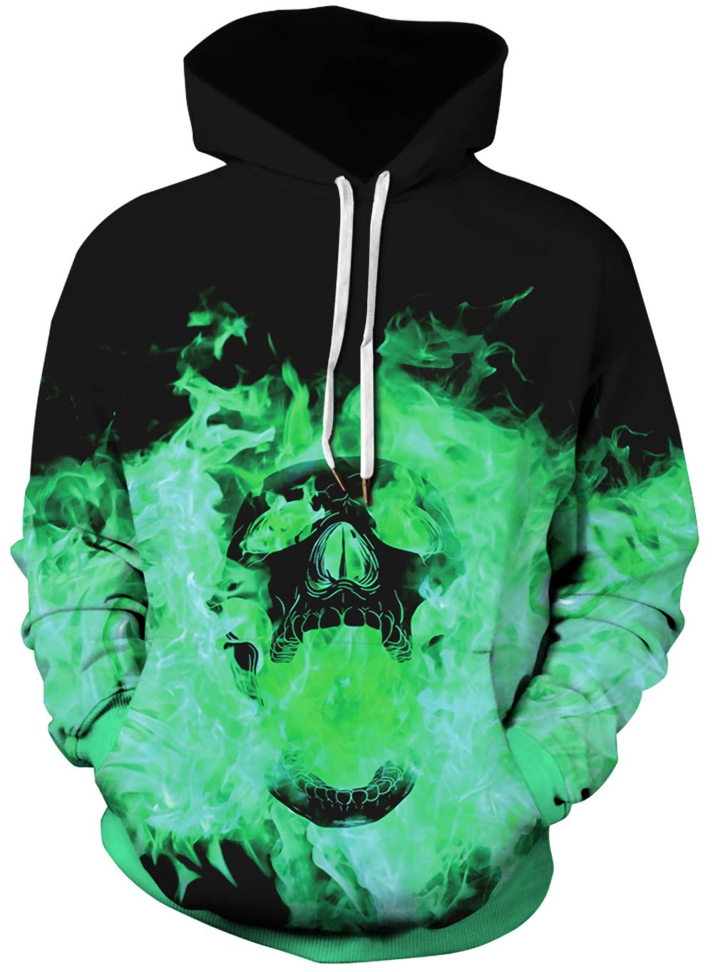 3D Printed Graphic Hooded Sweatshirt for Men & Women - Unisex Pullover Hoodie with Front Pocket | Streetwear, Casual Wear, Gym & Lounge Outfits
