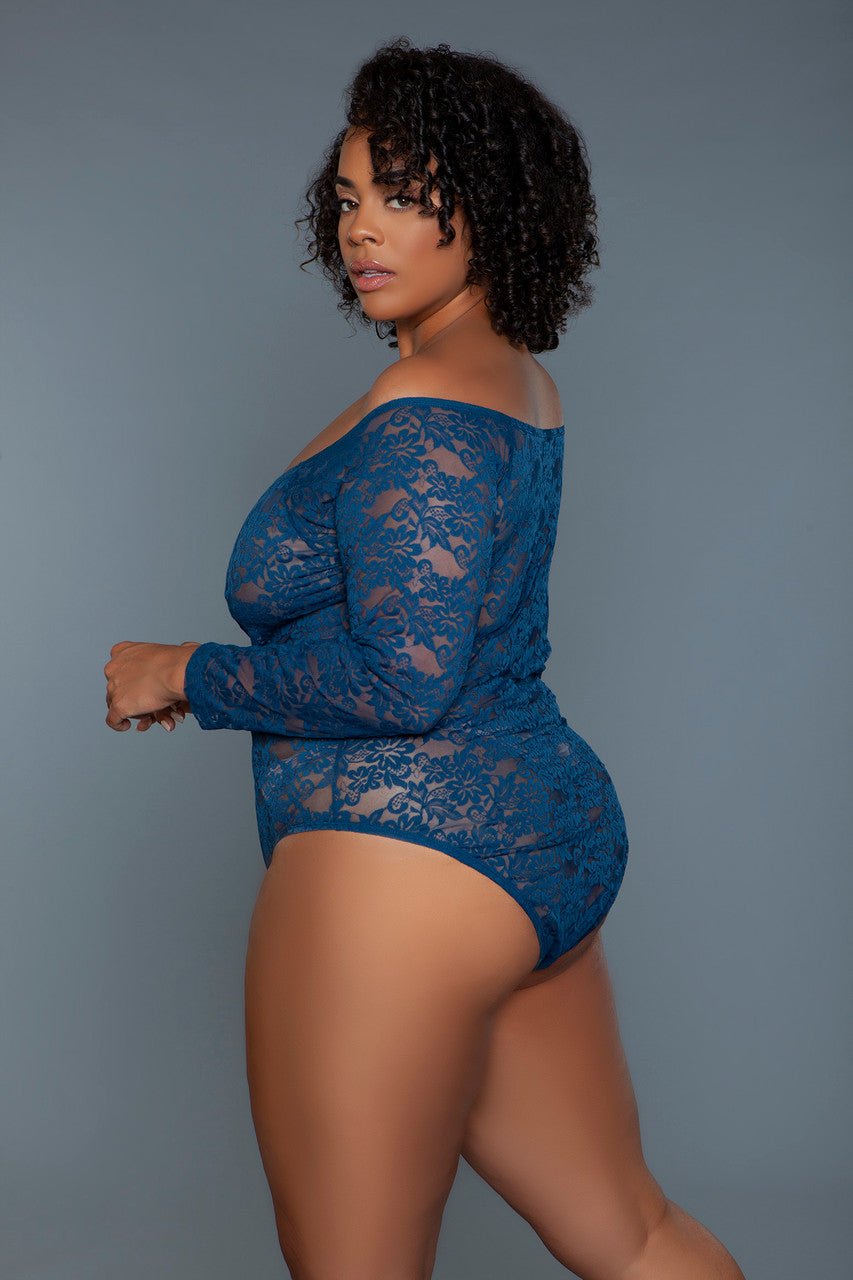 BeWicked Women's Sexy Marina Bodysuit 2248P - Lingerie for Date Night & Boudoir Photography