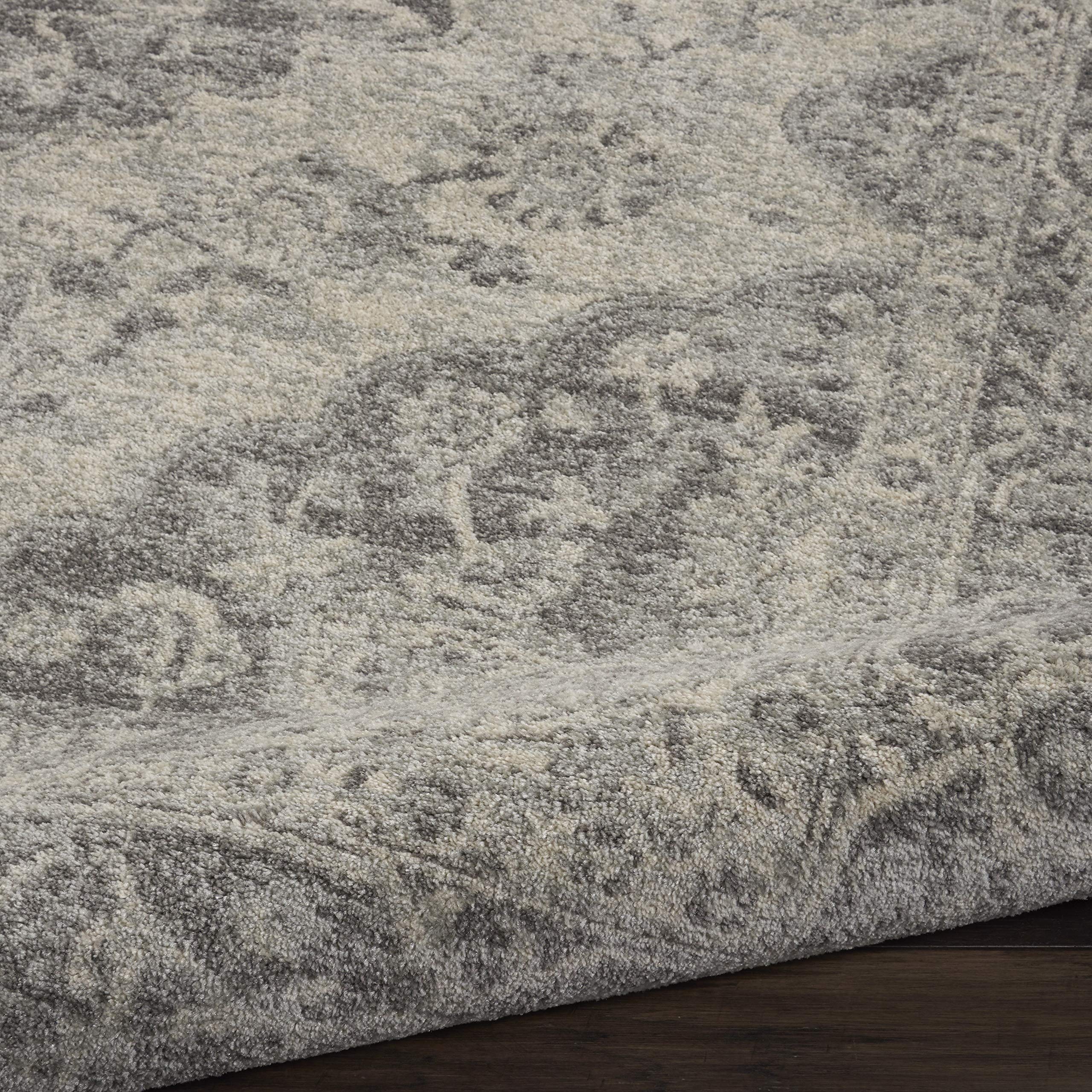 Nourison Tranquil Traditional Ivory/Grey 8'10