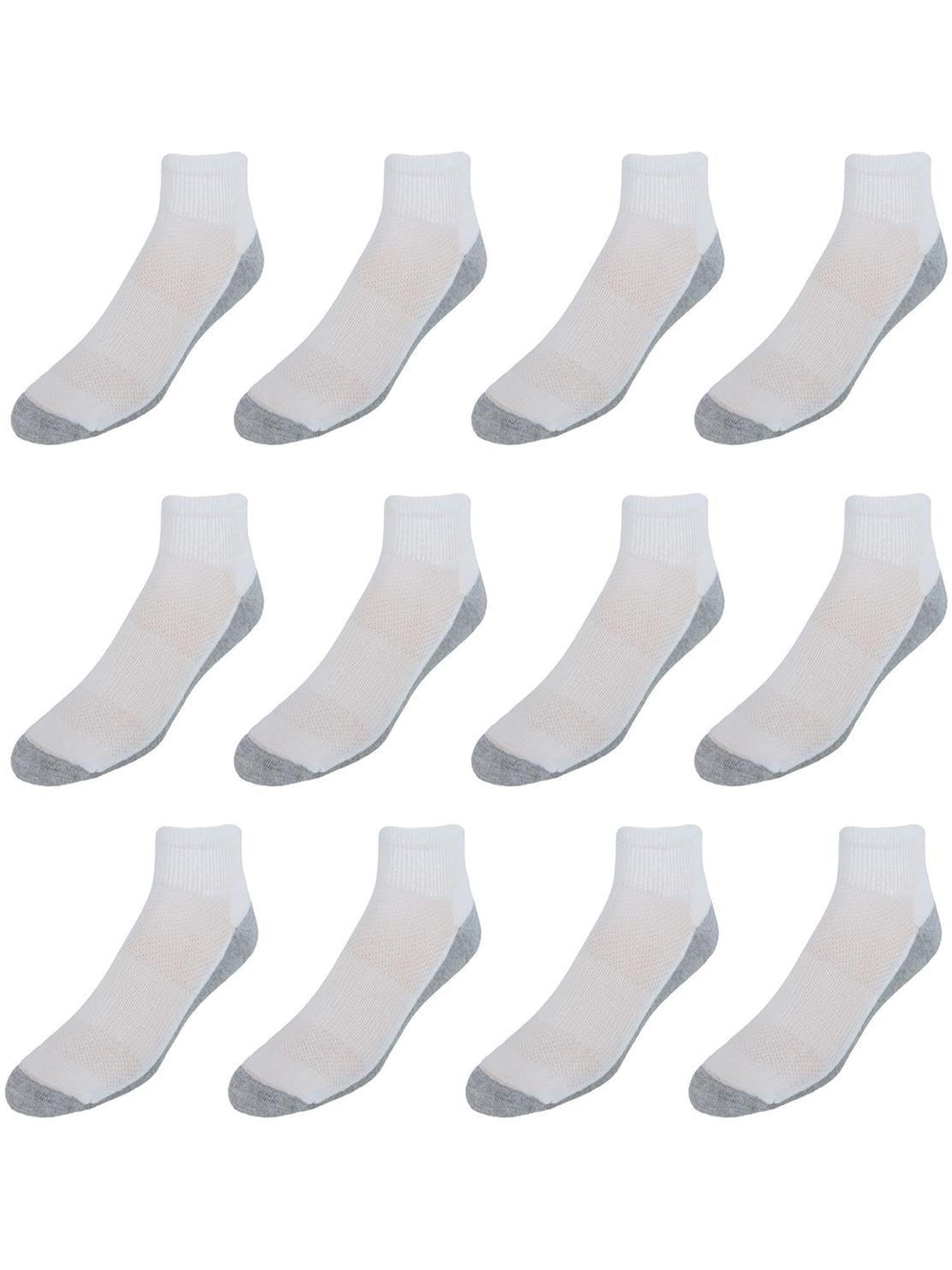 Hanes Men's X-Temp Cushioned Ankle Socks 12-Pack - Moisture-Wicking Athletic Socks for Running, Gym & Everyday Comfort