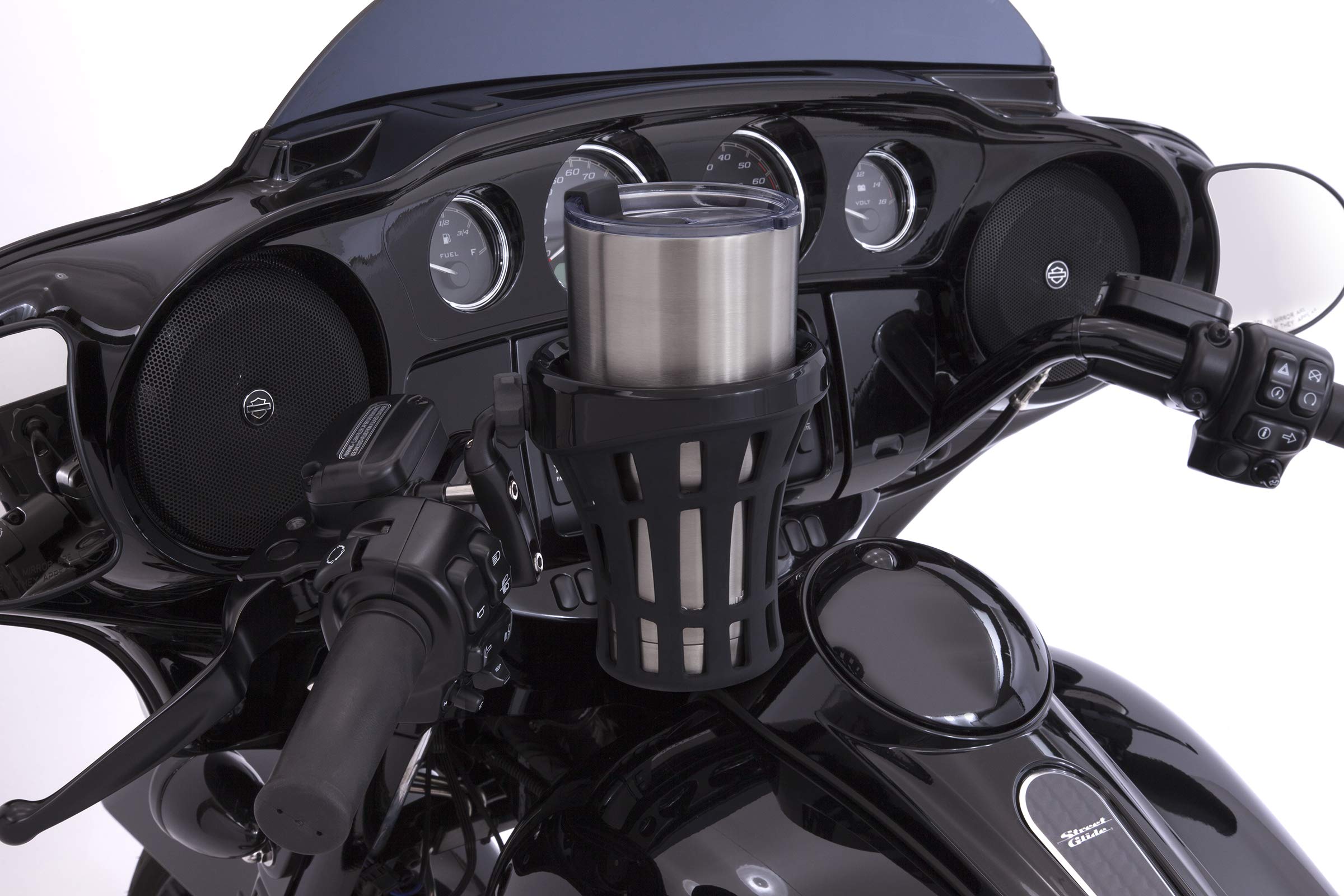 Black Big Ass™ Drink Holder with Black Perch Mount - Heavy Duty Cup Holder for Trucks, Cars & Boats - Perfect for Road Trips, Camping & Outdoor Adventures