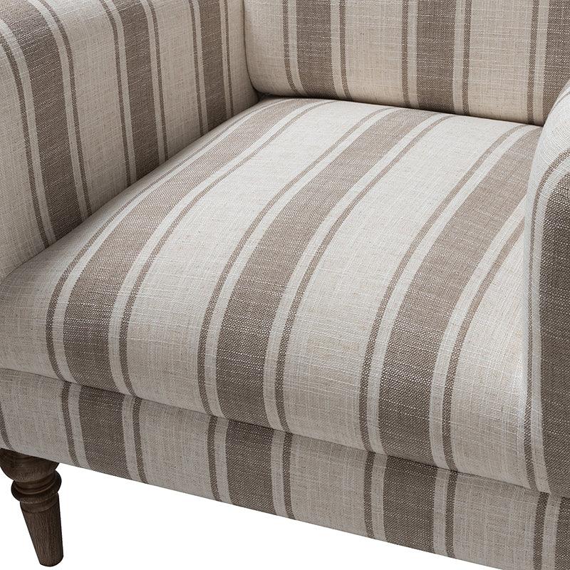 Quentin Upholstered Armchair - Modern Accent Chair for Living Room, Bedroom & Office - Comfortable Lounge Chair with Soft Fabric & Sturdy Wooden Legs