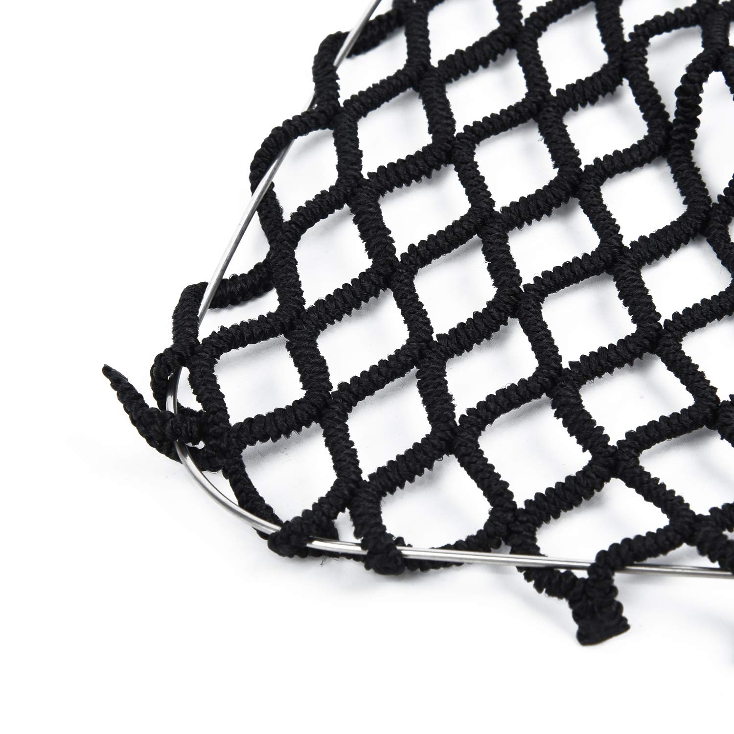 Benz Smart Fortwo 451 2009-2014 Tuck Net String Bag Pocket - Black Car Accessories | Perfect for Organizing Small Items in Your Smart Car