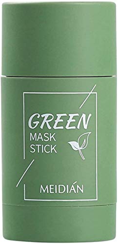 Green Tea & Eggplant Purifying Clay Stick Mask - Oil Control, Blackhead Remover & Deep Cleansing for Acne Prone Skin | Moisturizing Face Mask for All Skin Types (Men & Women) | Perfect for Daily Skincare Routine & Spa Night Self-Care