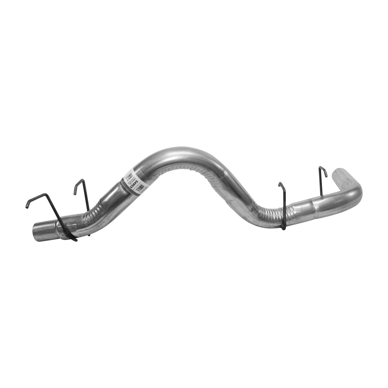 AP Exhaust Products 54953 Stainless Steel Exhaust Tail Pipe - Universal Fit for Trucks & SUVs - Durable Performance Exhaust System Replacement (Great for Off-Roading & Daily Commuting)