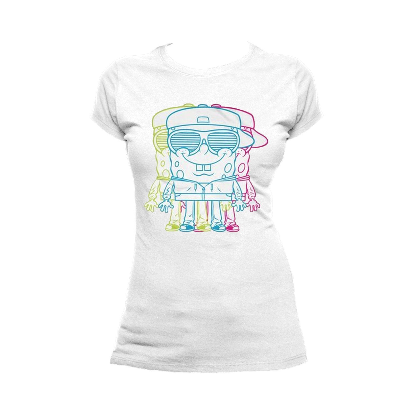 SpongeBob SquarePants 3D Printed Women's T-Shirt - Soft Cotton Cartoon Graphic Tee - Funny Casual Shirt for Women & Girls - Perfect for Gifts, Cosplay, and Everyday Wear