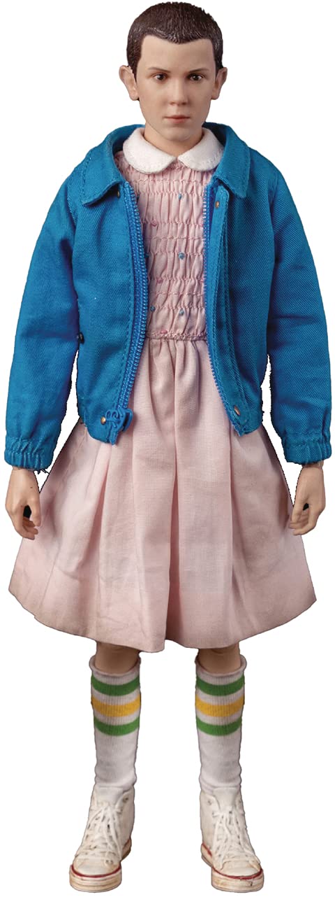 threezero Stranger Things: Eleven 1:6 Scale Collectible Action Figure with Multiple Accessories - Perfect for Display, Gifts, and Stranger Things Fans Collection