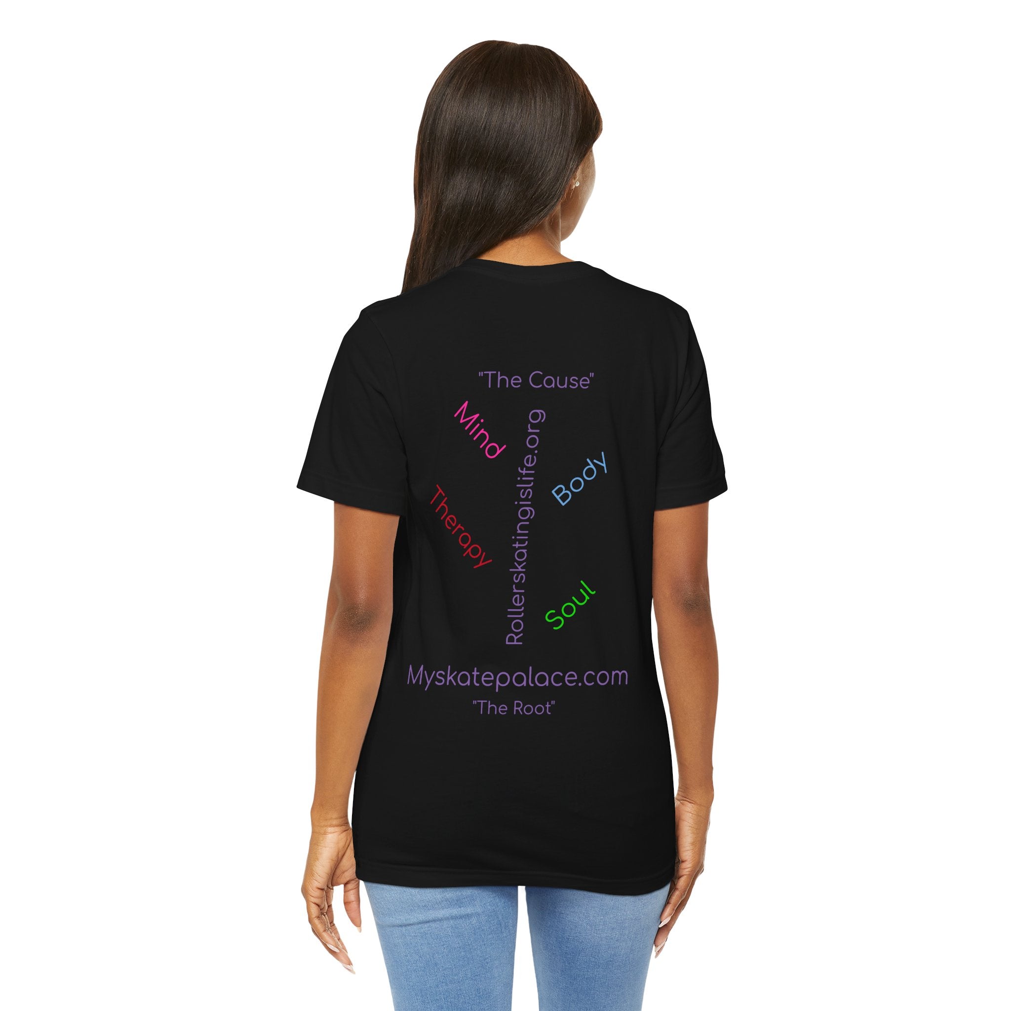 SSP Corp Roller Skating is Life Graphic T-Shirt - Comfortable Cotton Tee for Skaters & Roller Derby Fans - Perfect for Casual Wear, Skate Parks & Retro Fashion