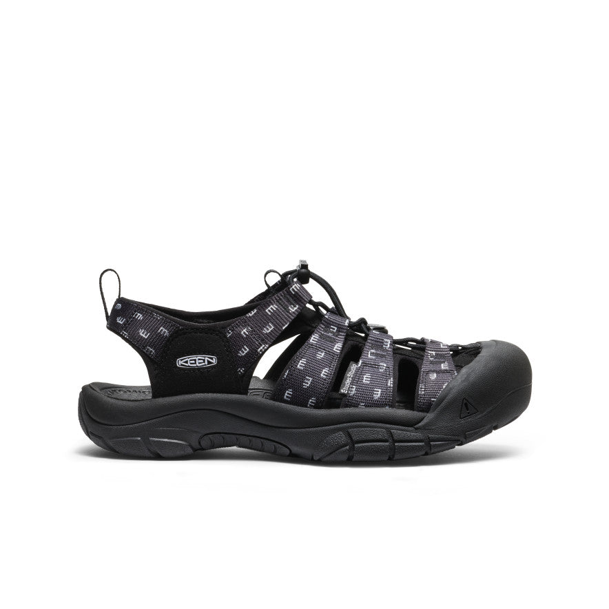 Men's Newport Retro Sandal by Études Studio - Black Leather Comfortable Slide Sandals for Summer Beach, Pool & Casual Wear
